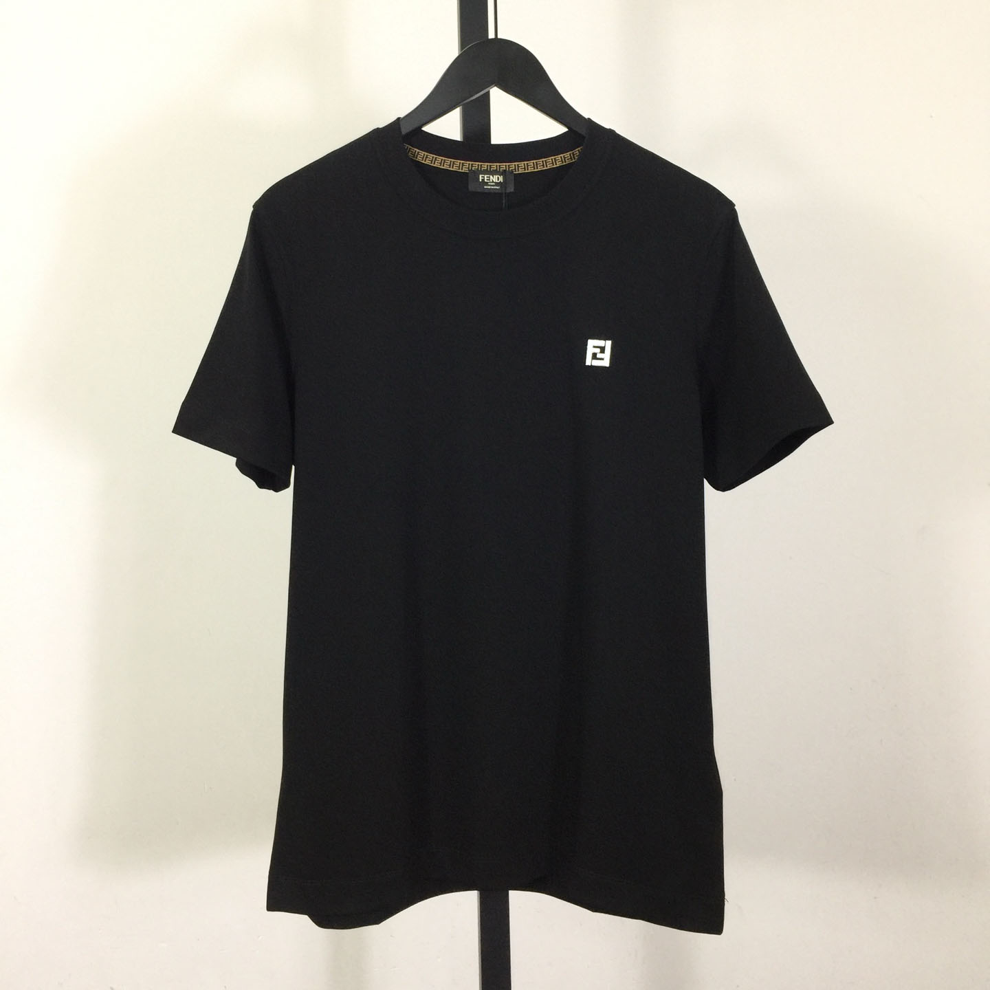 Fendi Cotton Jersey T-shirt With Embroidery - EUR FASHION