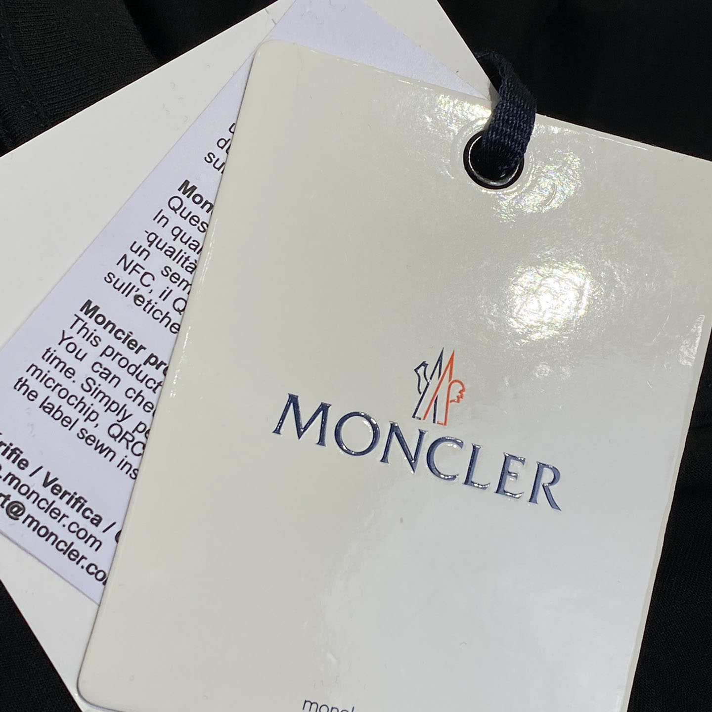 Moncler Blurred Logo Cotton T-shirt - EUR FASHION
