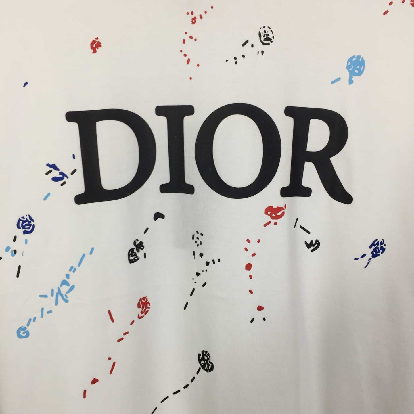Dior Logo Cotton T-Shirt  - EUR FASHION