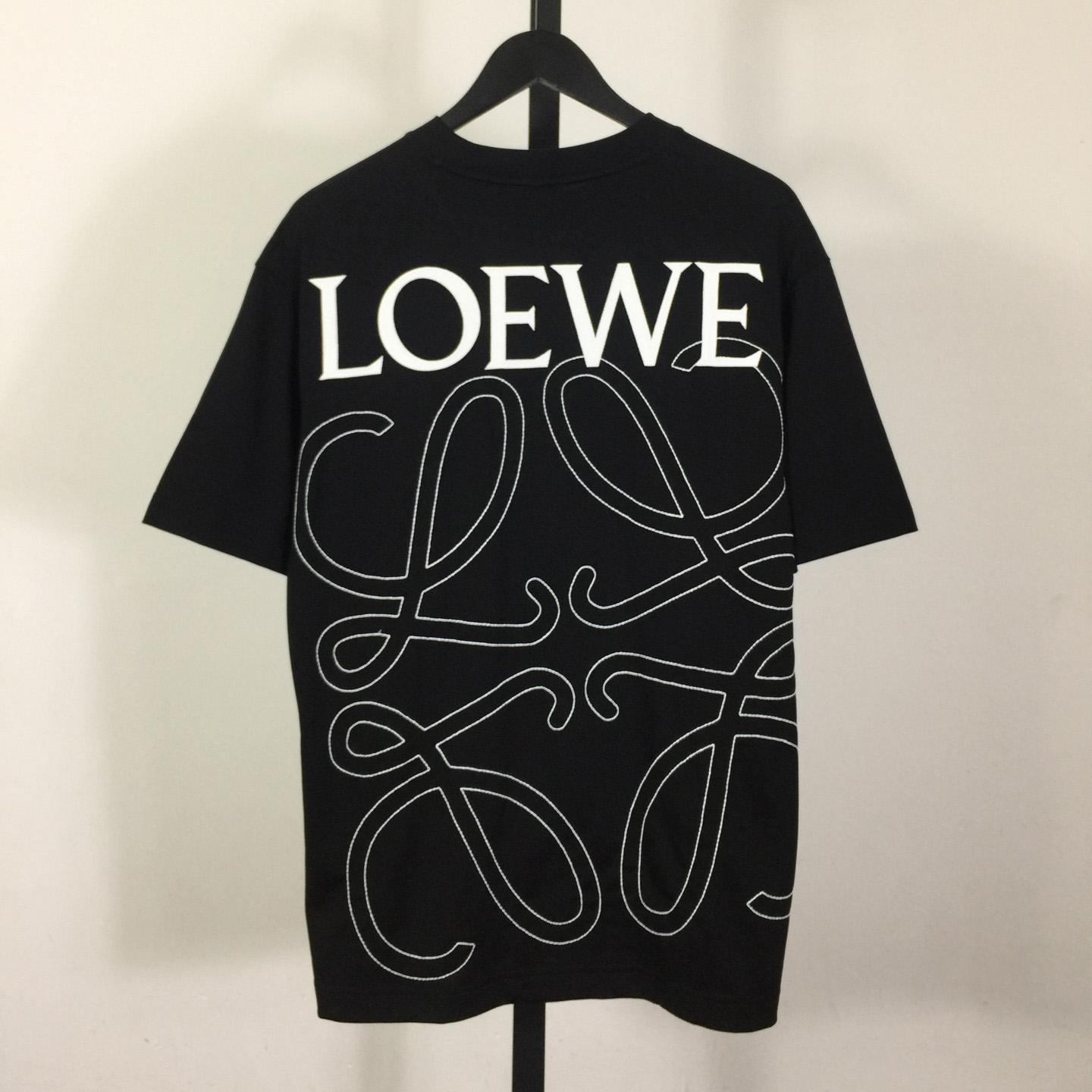 Loewe Loose Fit T-shirt In Cotton - EUR FASHION