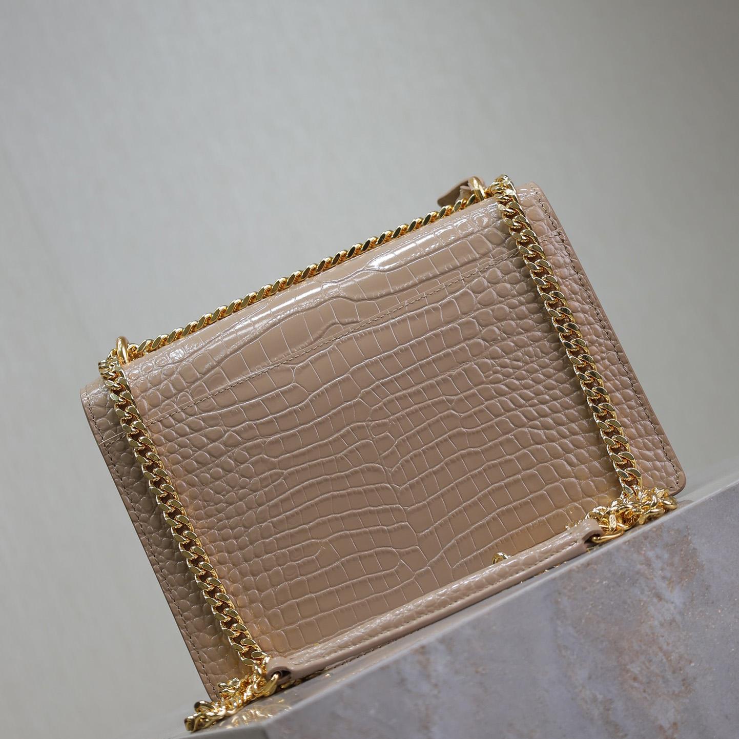 Saint Laurent Women Sunset Medium Leather Shoulder Bag （22x8x16 cm） - EUR FASHION