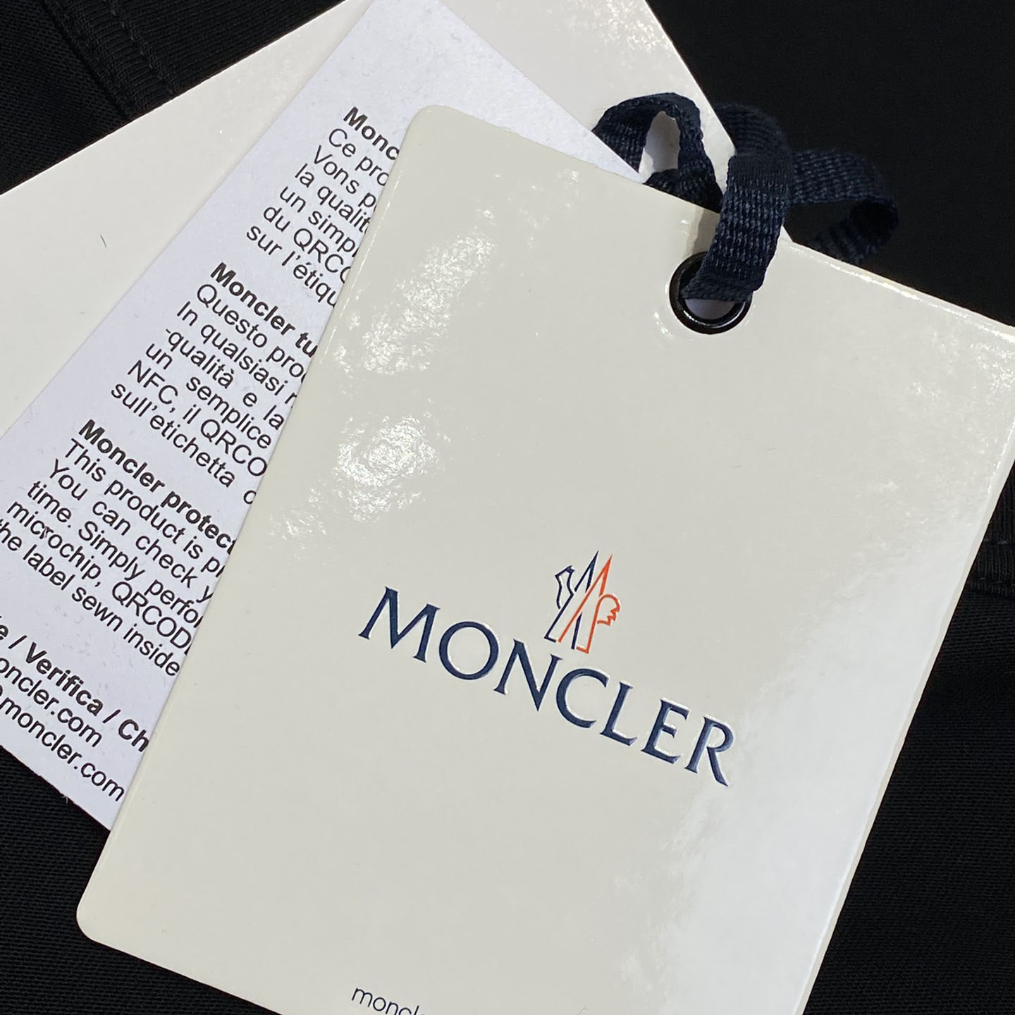 Moncler Monogram Cotton T-shirt With Pocket - EUR FASHION
