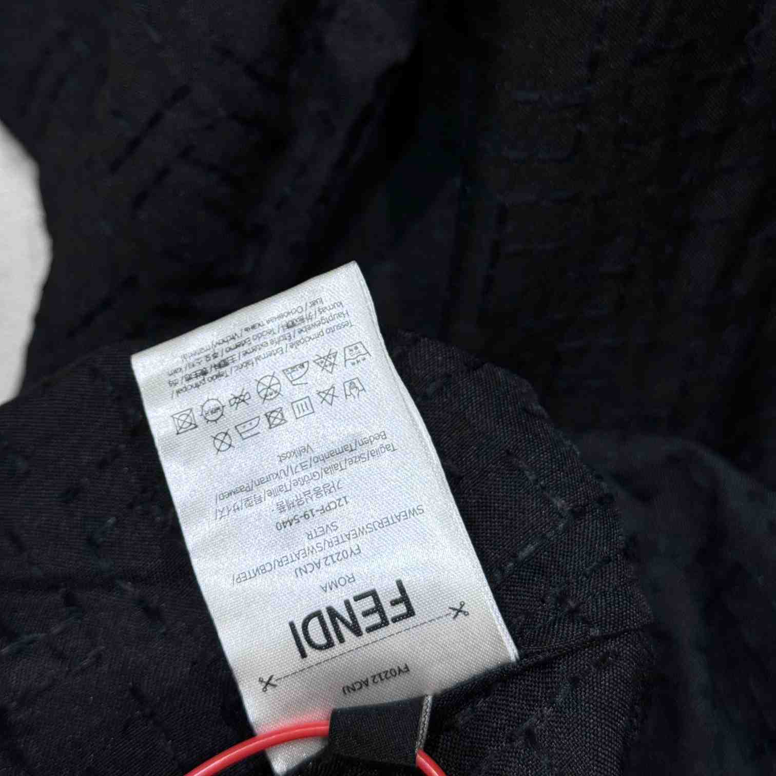 Fendi Black Linen FF Jacquard Shirt - EUR FASHION