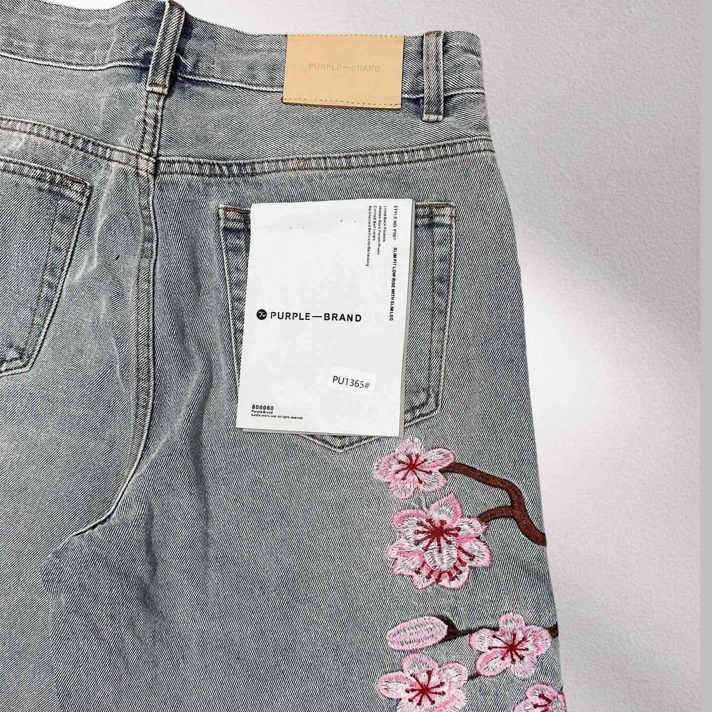 Purple-Brand Denim Shorts    1365 - EUR FASHION