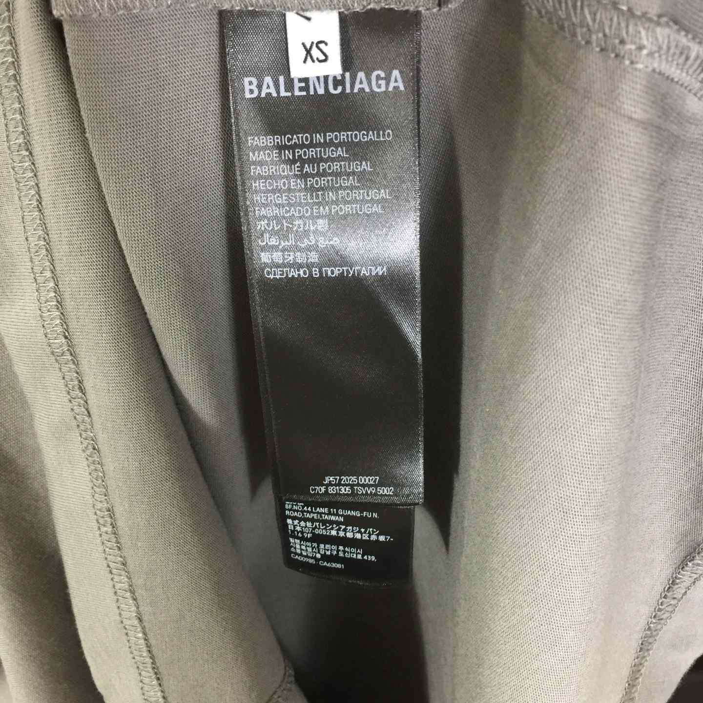 Balenciaga New Balenciaga Back T-Shirt Medium Fit - EUR FASHION