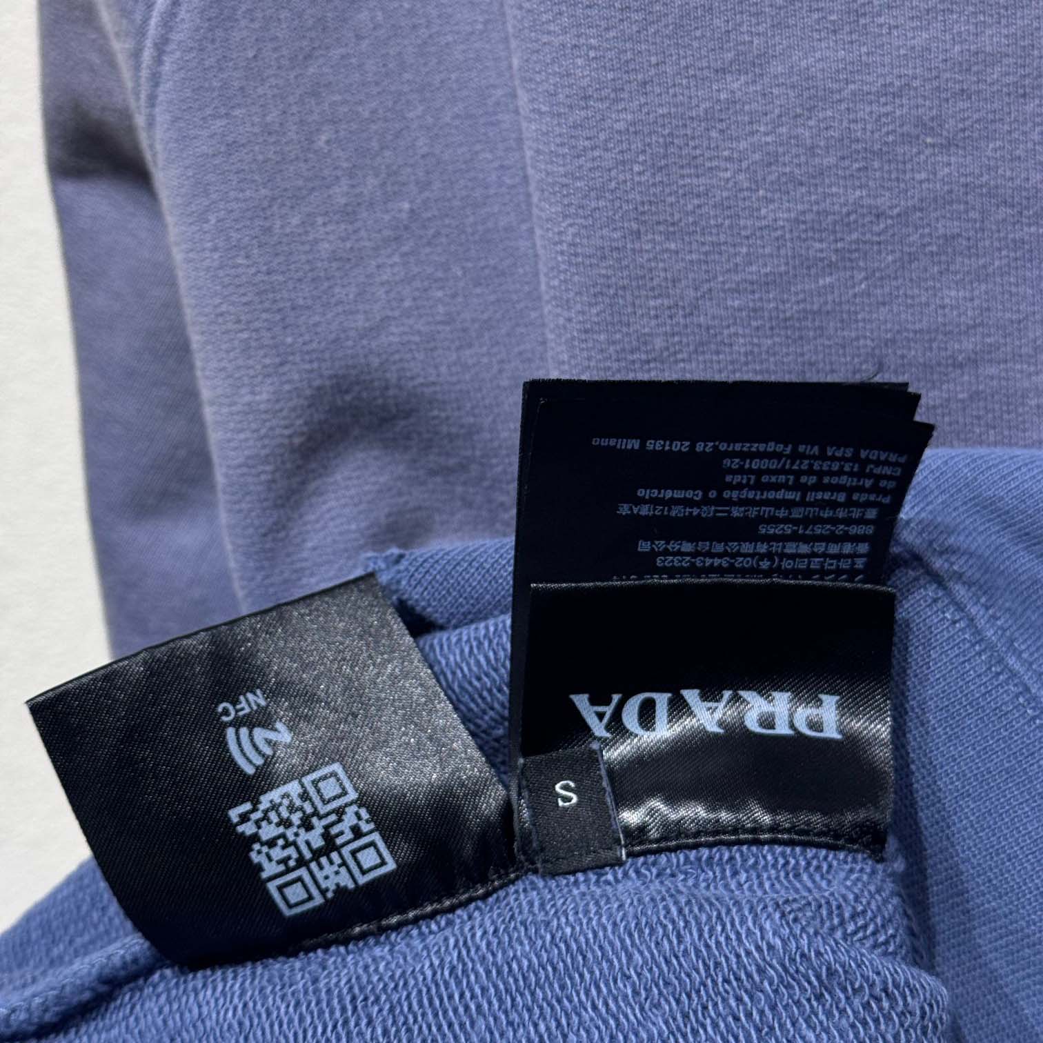 Prada Cotton Fleece Sweatshirt - EUR FASHION