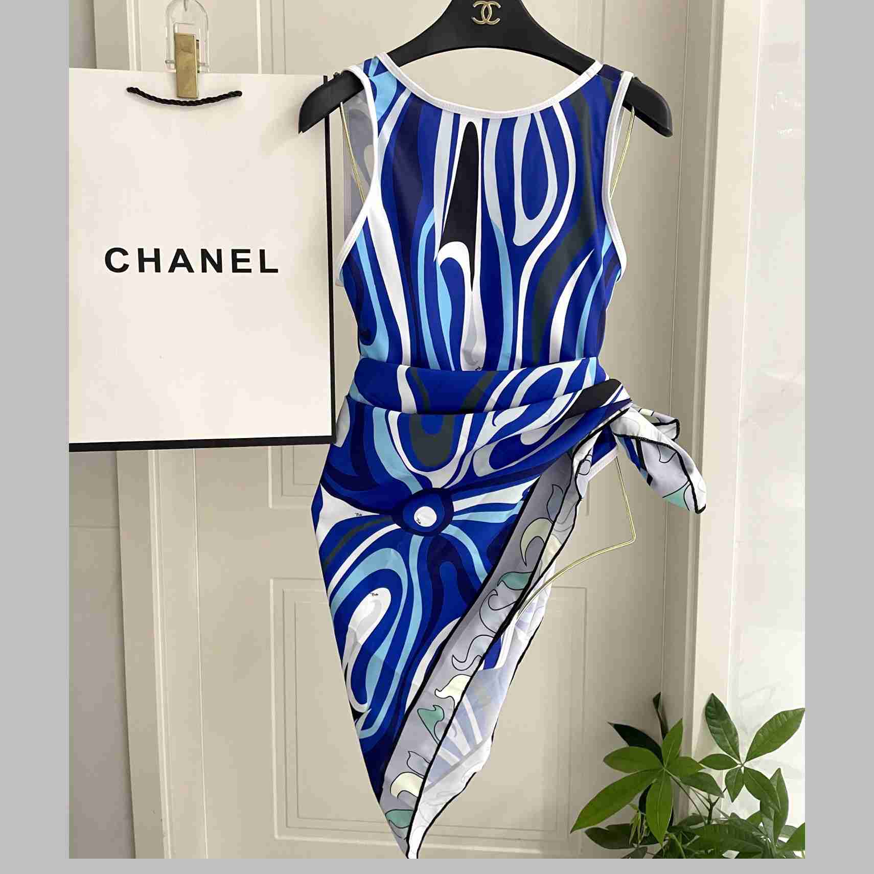 Pucci Iride-Print Swimsuit  - EUR FASHION