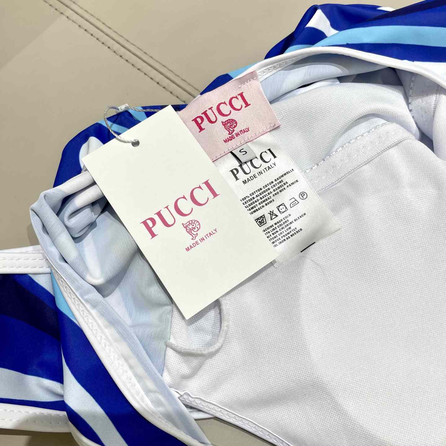 Pucci Iride-Print Swimsuit  - EUR FASHION