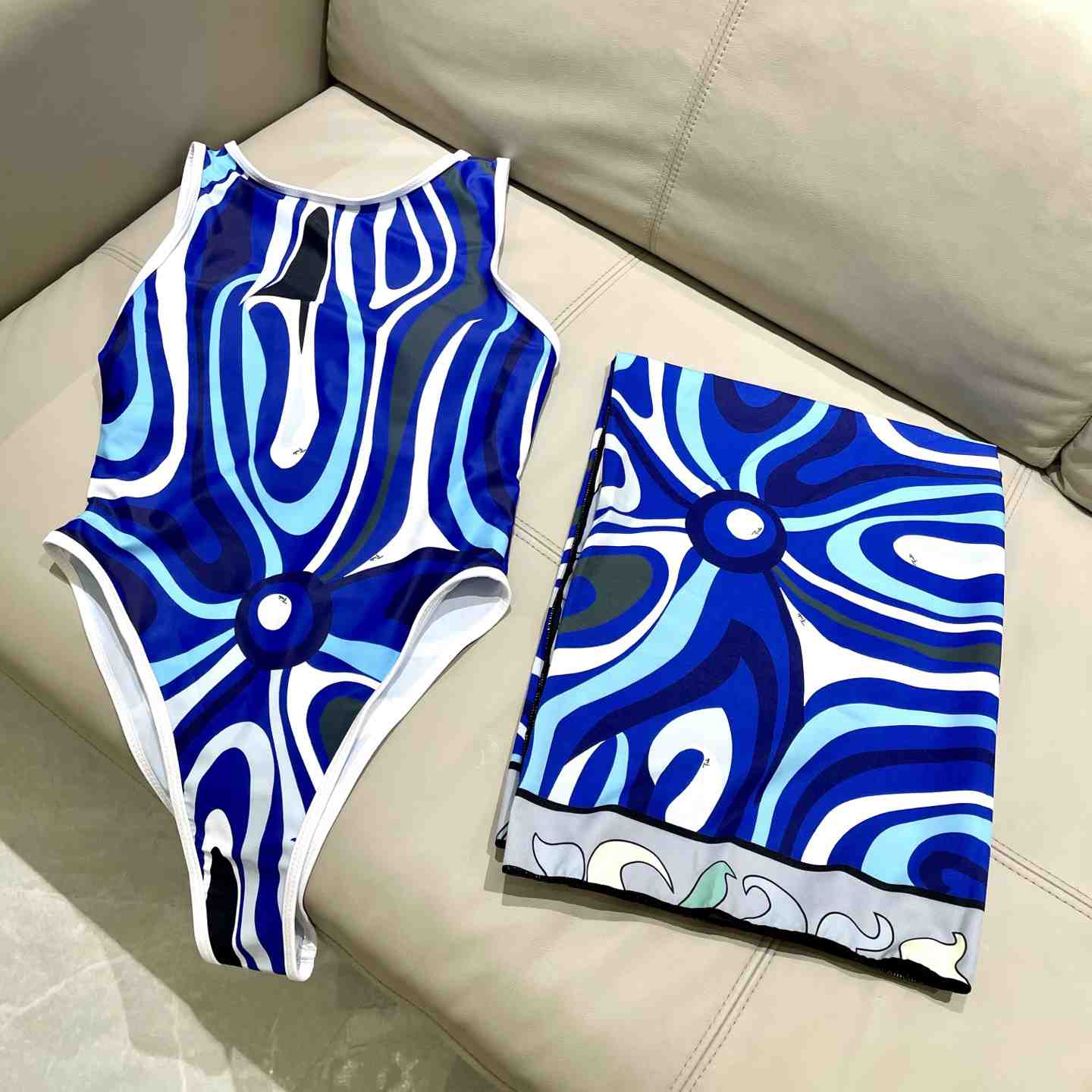 Pucci Iride-Print Swimsuit  - EUR FASHION