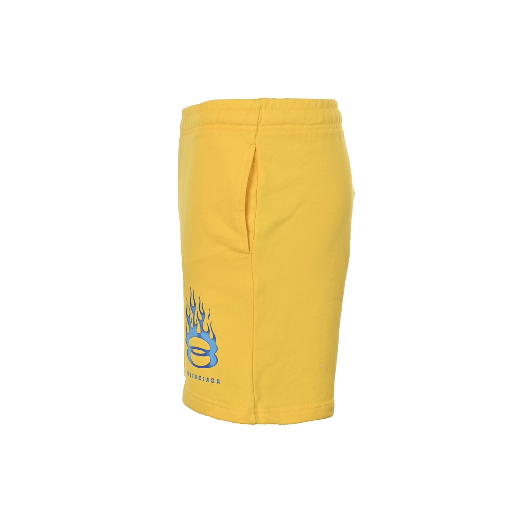 Balenciaga Sweat Shorts 'Faded Yellow' - EUR FASHION