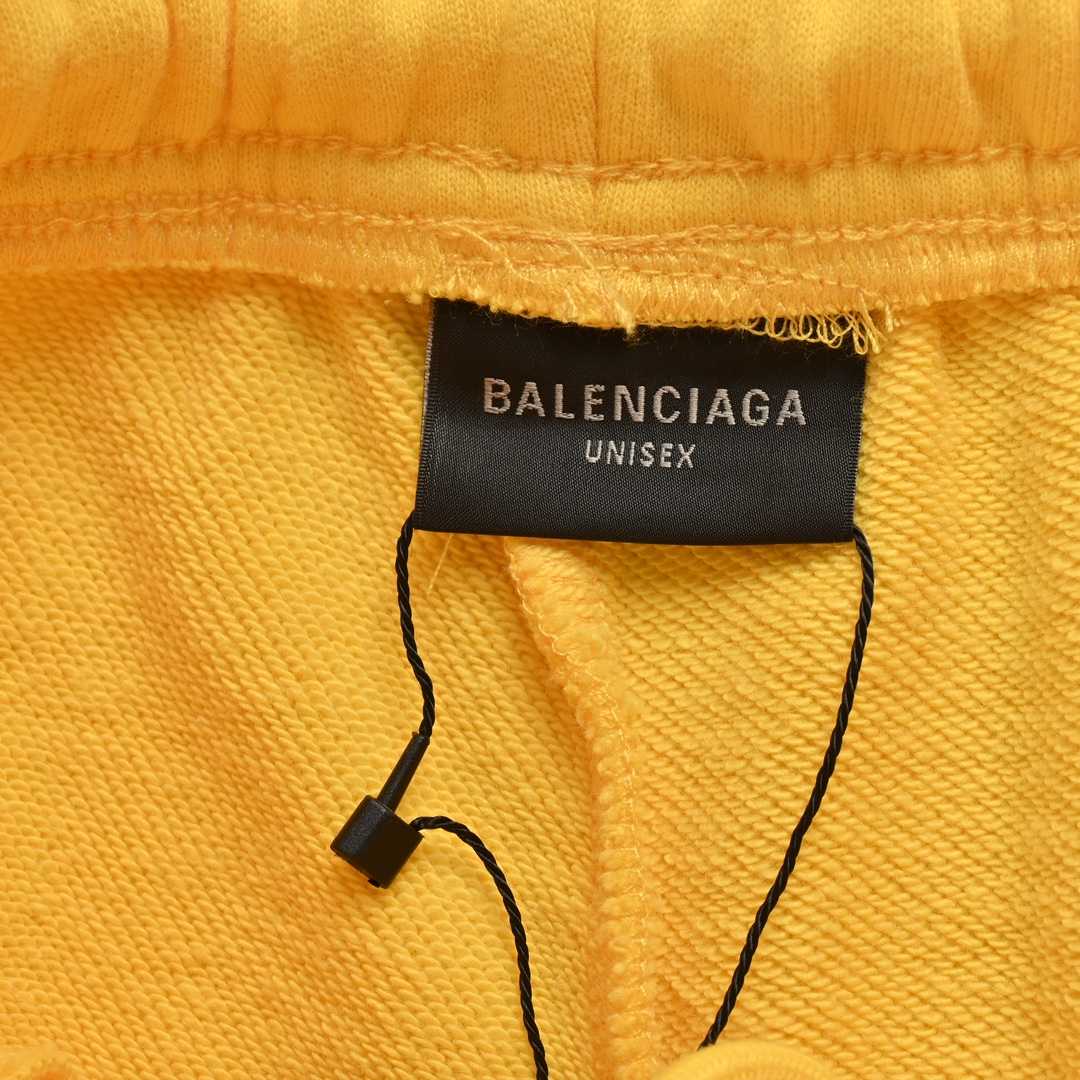 Balenciaga Sweat Shorts 'Faded Yellow' - EUR FASHION