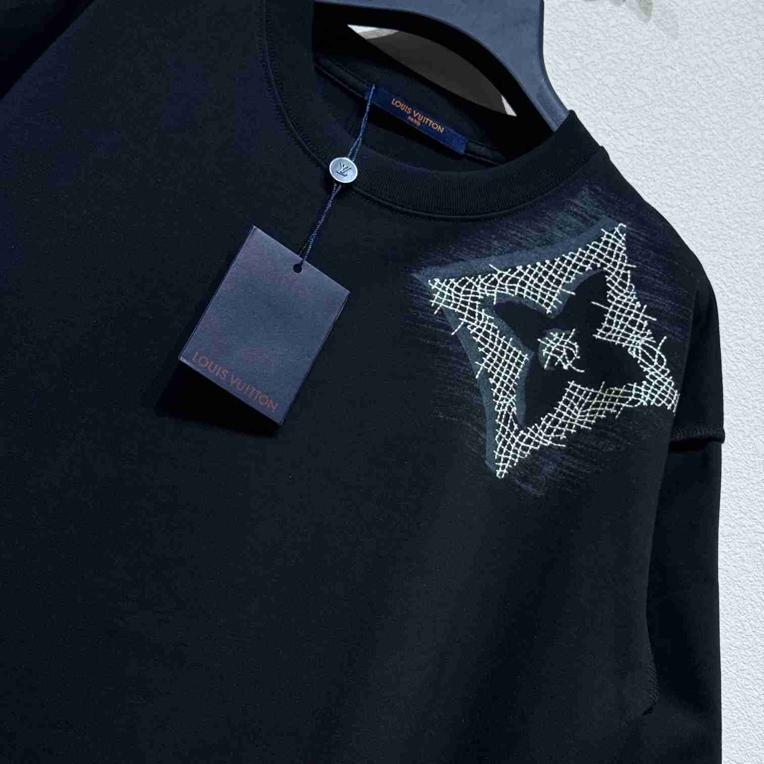 Louis Vuitton Short-Sleeved Cotton Crewneck    - EUR FASHION