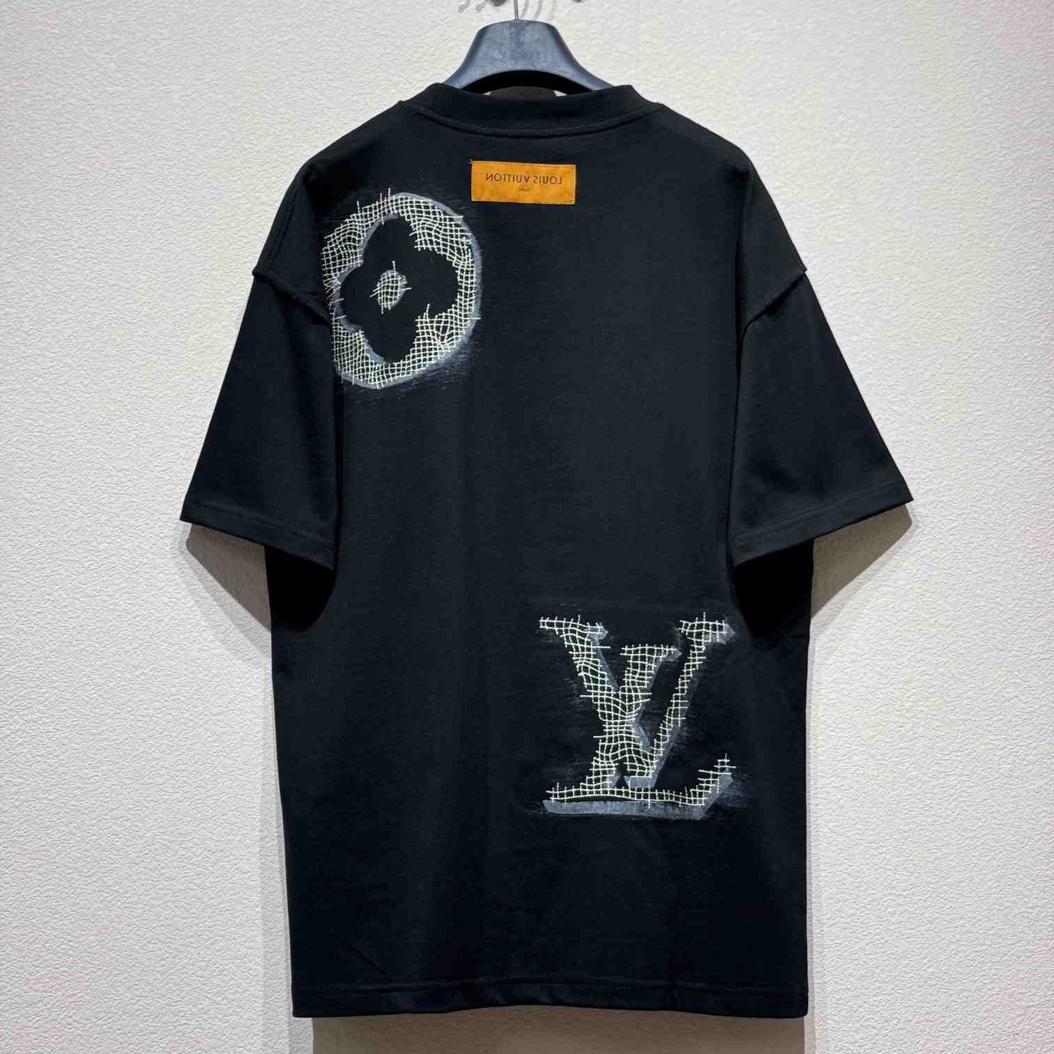 Louis Vuitton Short-Sleeved Cotton Crewneck    - EUR FASHION