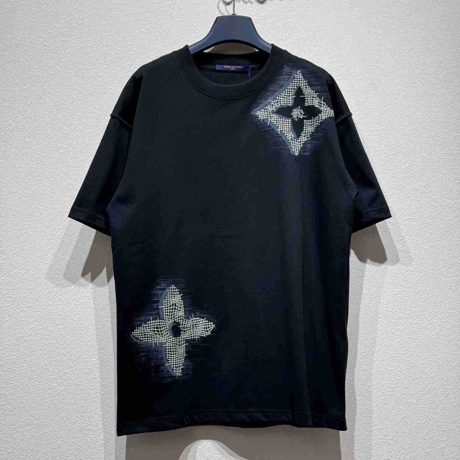 Louis Vuitton Short-Sleeved Cotton Crewneck    - EUR FASHION