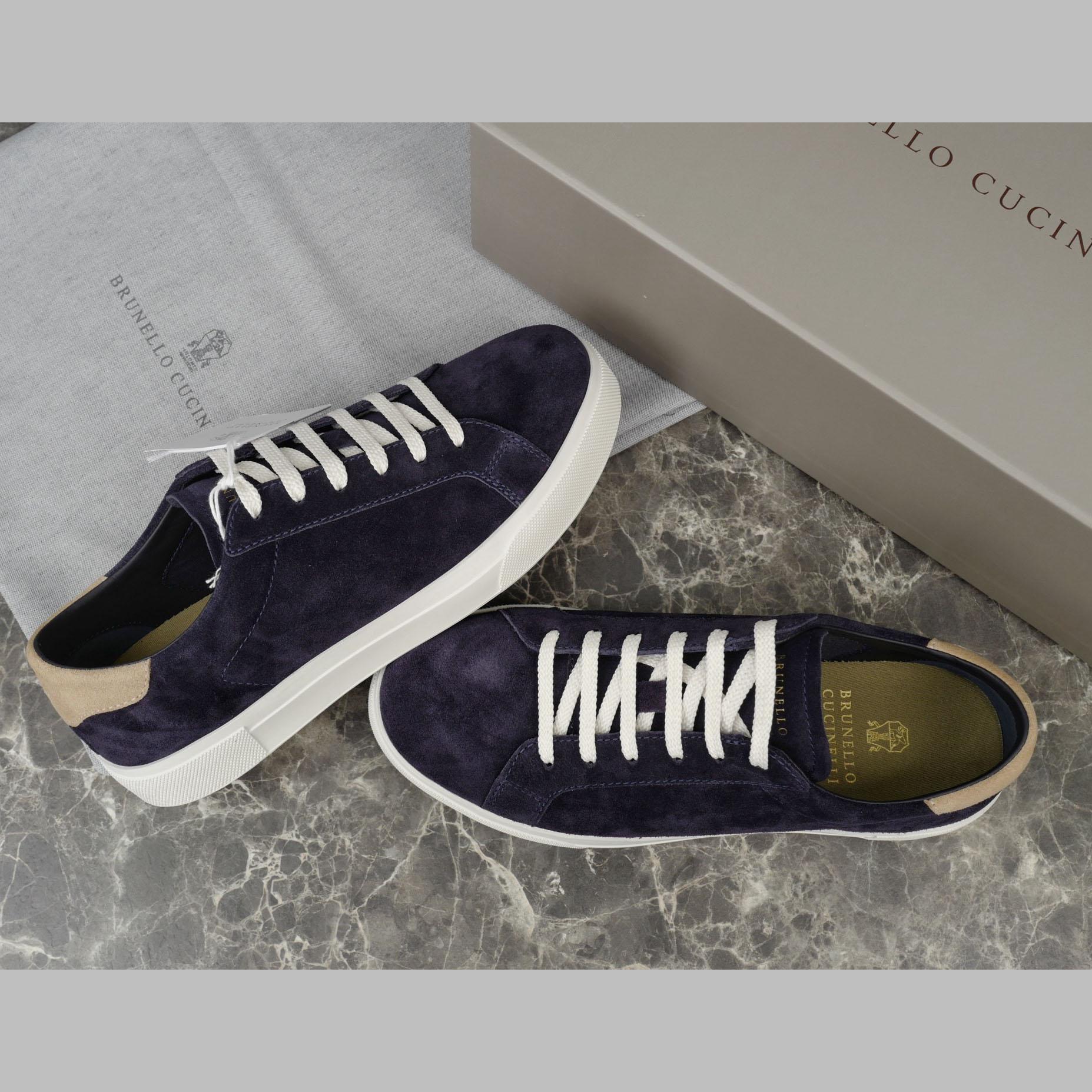 Brunello Cucinelli Suede Sneakers - EUR FASHION
