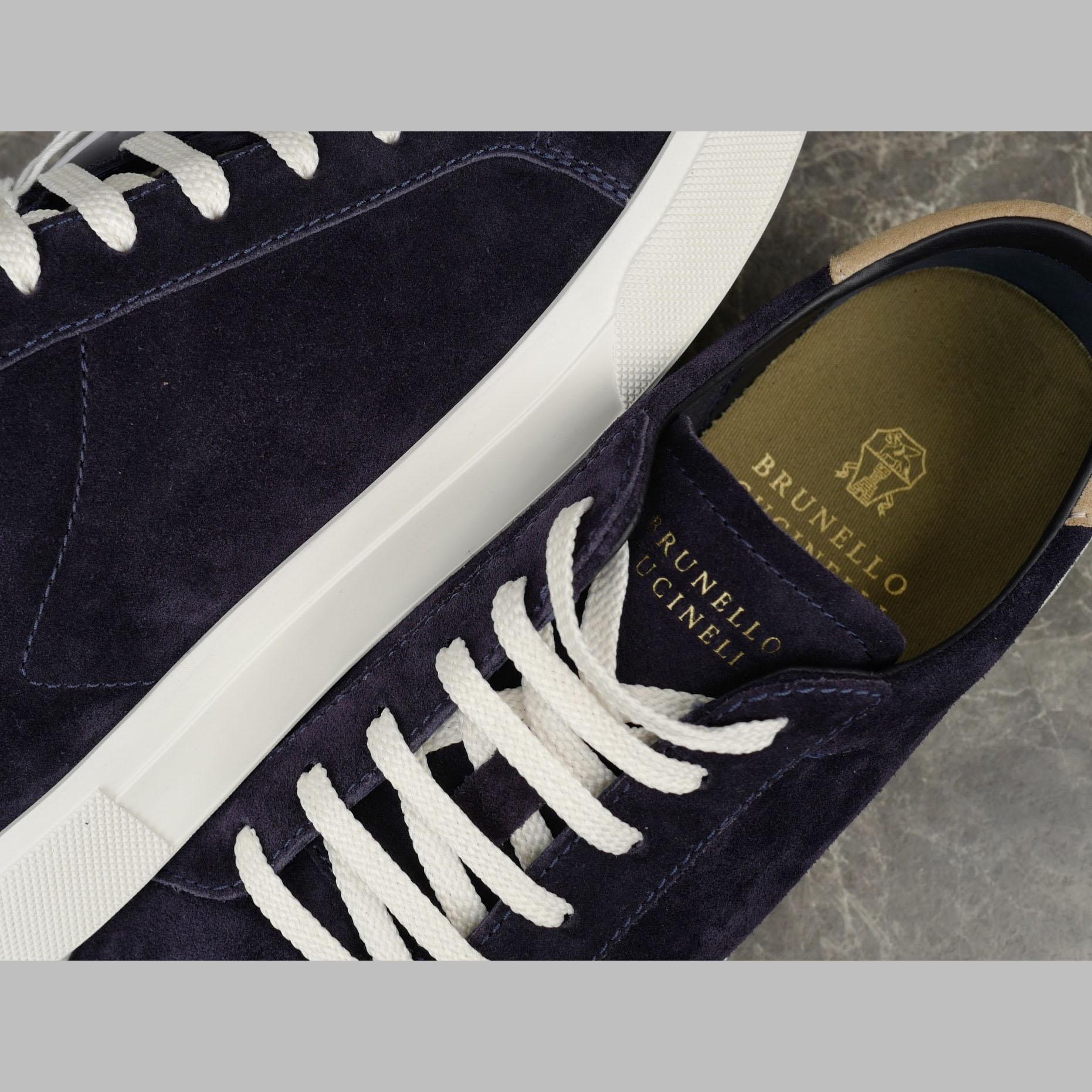 Brunello Cucinelli Suede Sneakers - EUR FASHION