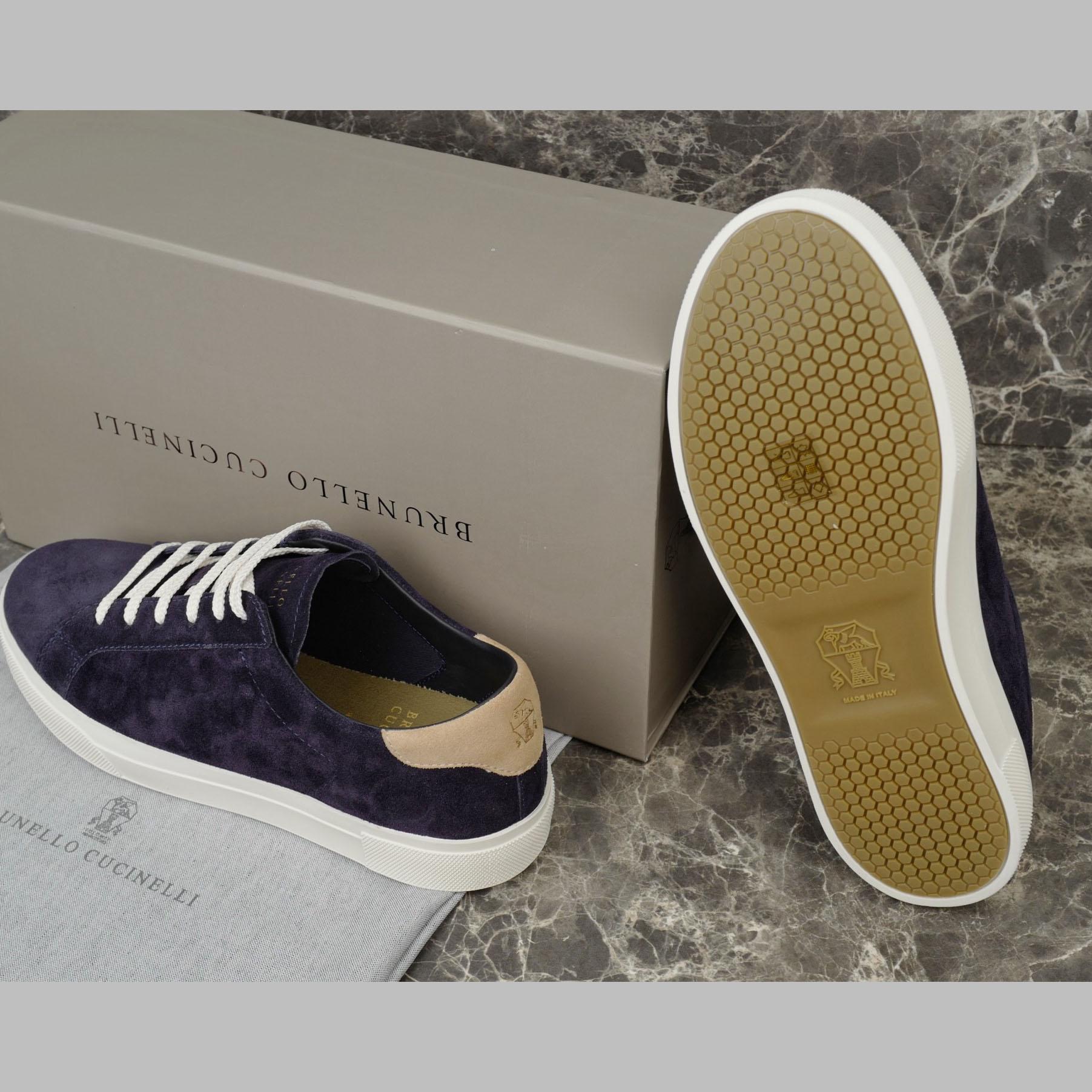 Brunello Cucinelli Suede Sneakers - EUR FASHION
