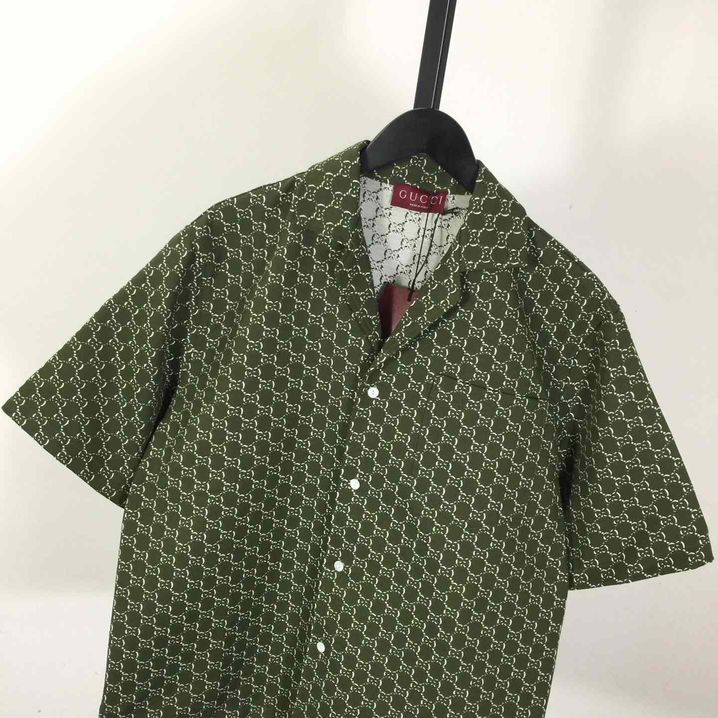Gucci GG Linen Blend Canvas Shirt - EUR FASHION