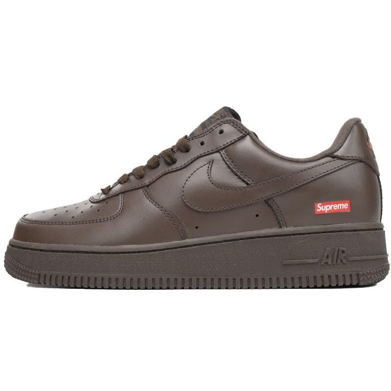 Supreme x Air Force 1 Low 'Box Logo - Baroque Brown' - EUR FASHION
