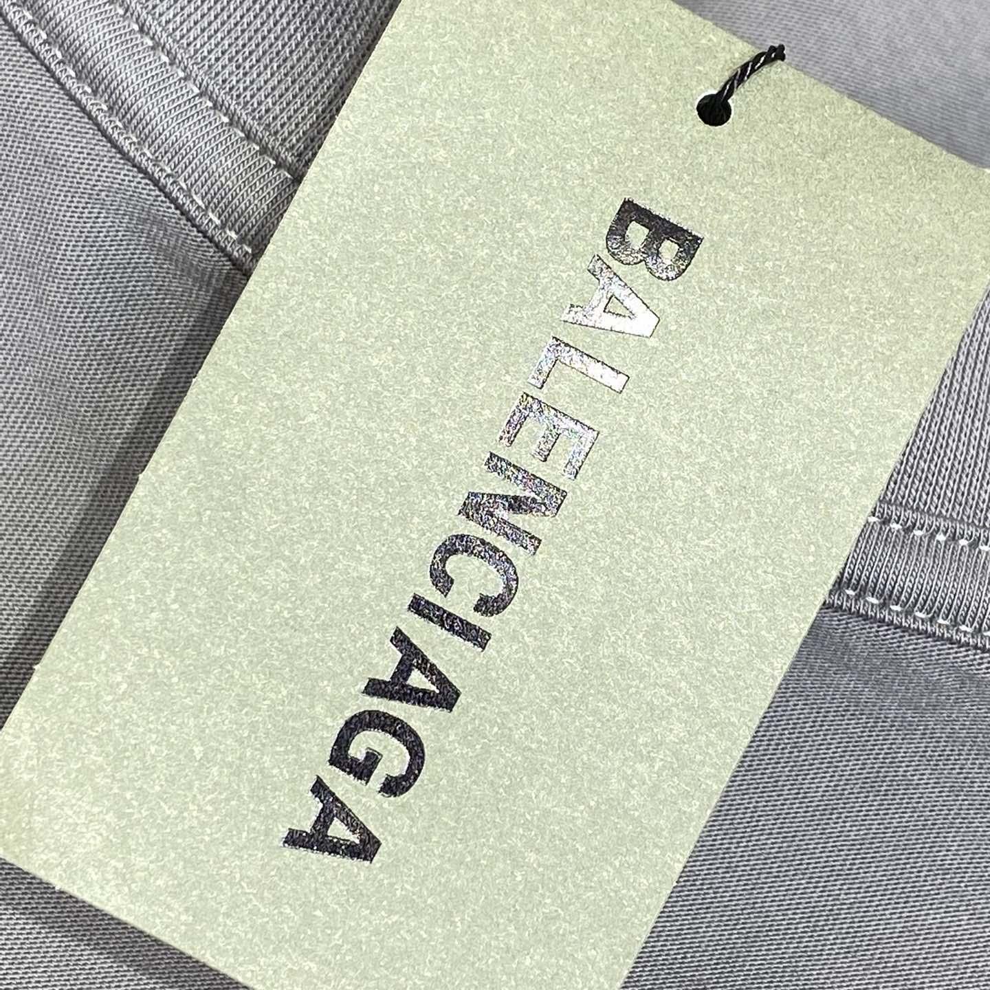 Balenciaga Human Being Shifted T-Shirt In Dark Grey - EUR FASHION