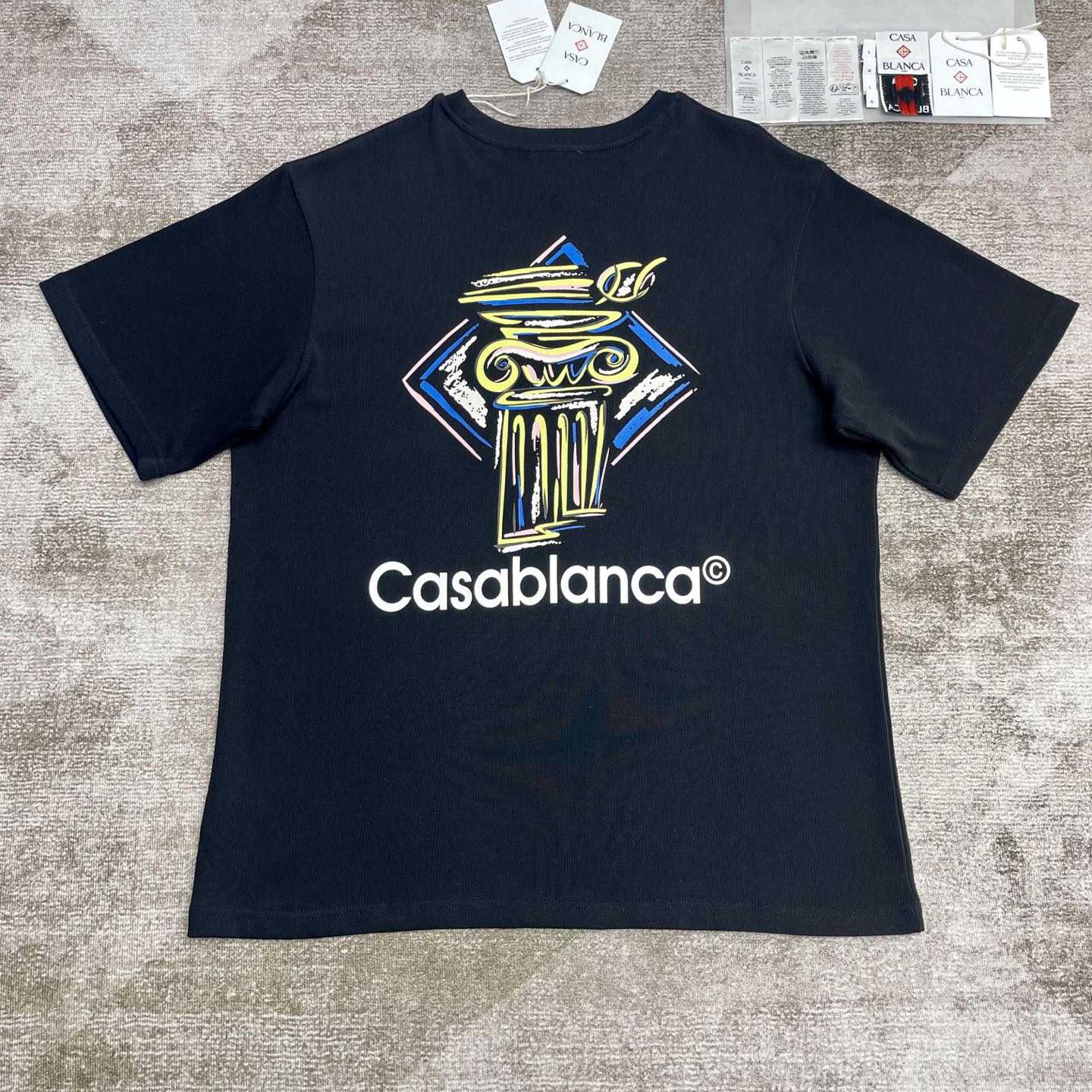 Casablanca Diamond Column Printed T-Shirt   C953 - EUR FASHION