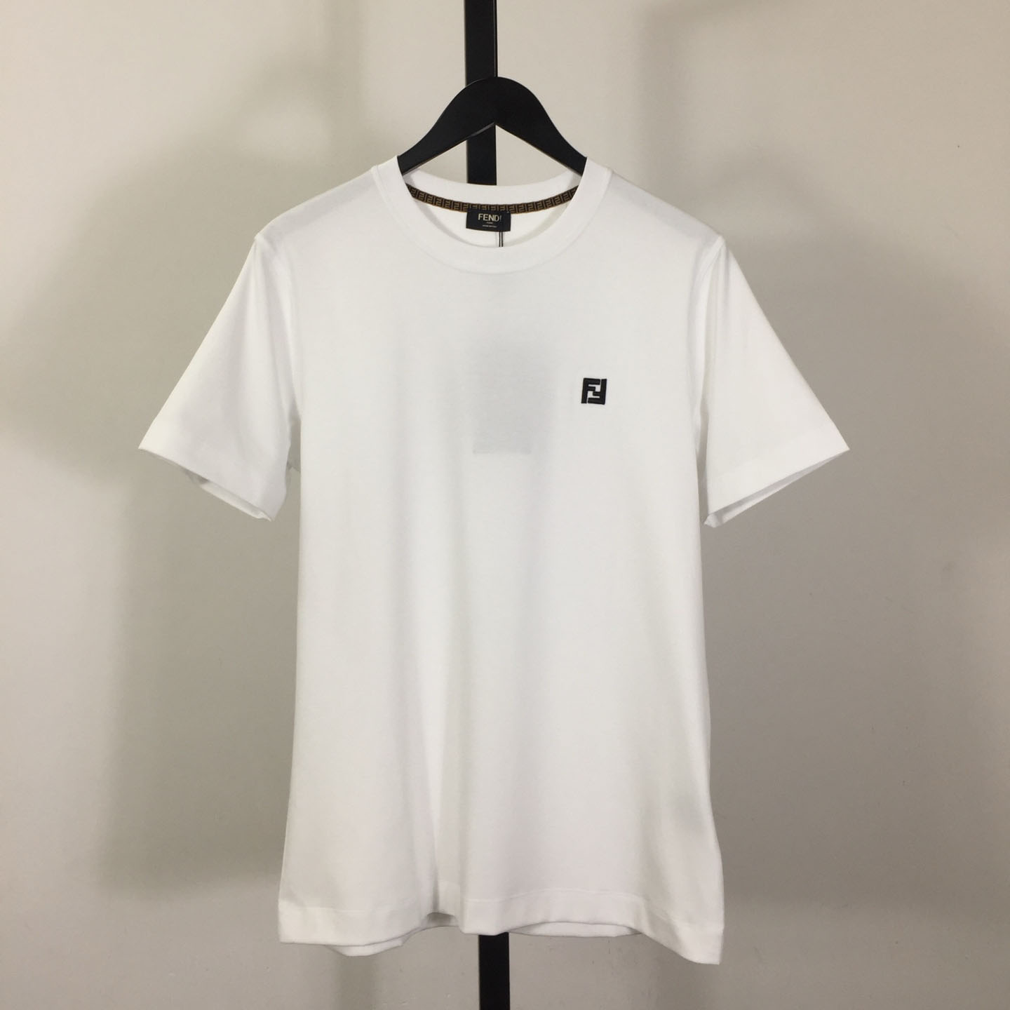 Fendi Cotton Jersey T-shirt With Embroidery - EUR FASHION