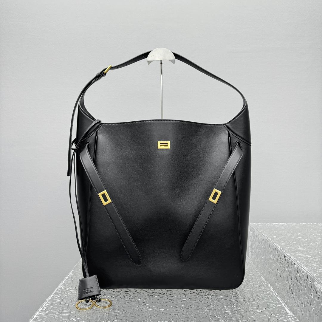 Balenciaga Bel Air Hobo Bag Large In Black  - EUR FASHION