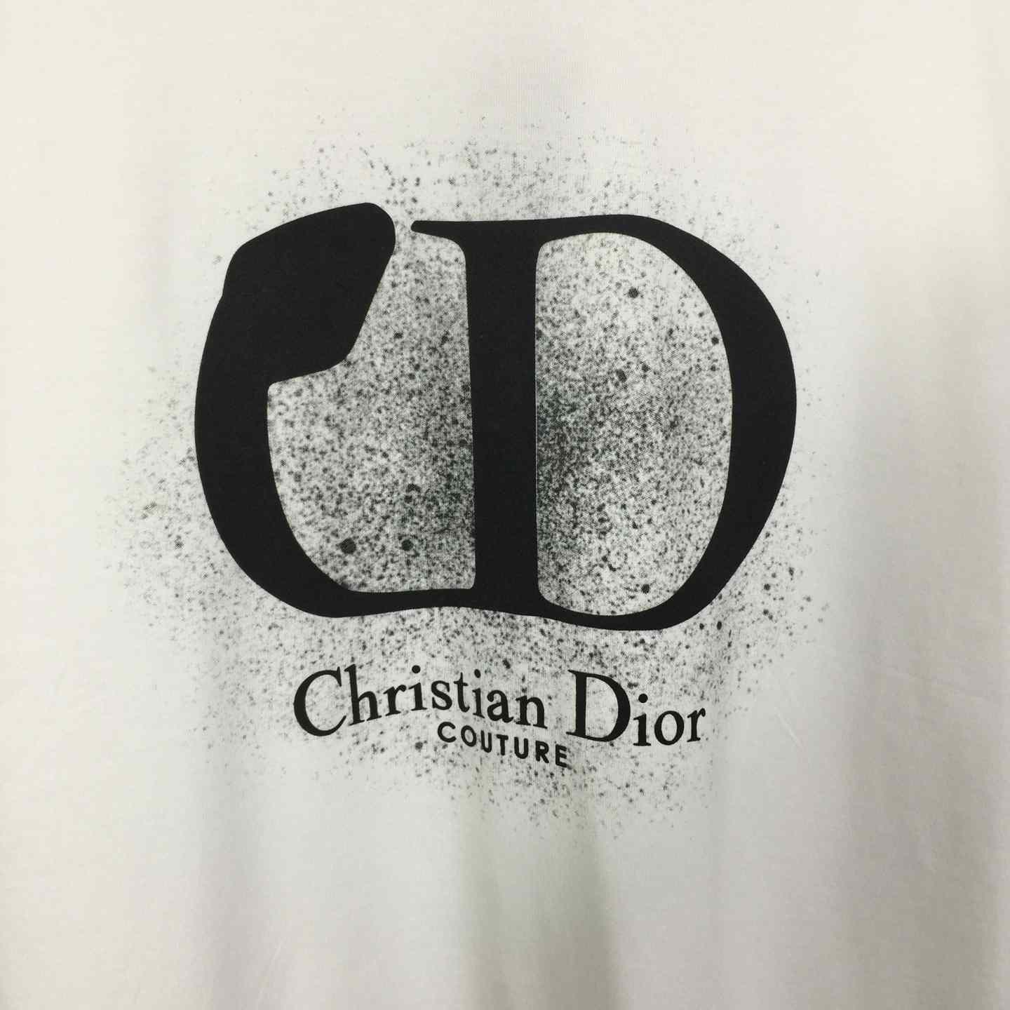 Dior Logo Cotton T-Shirt  - EUR FASHION