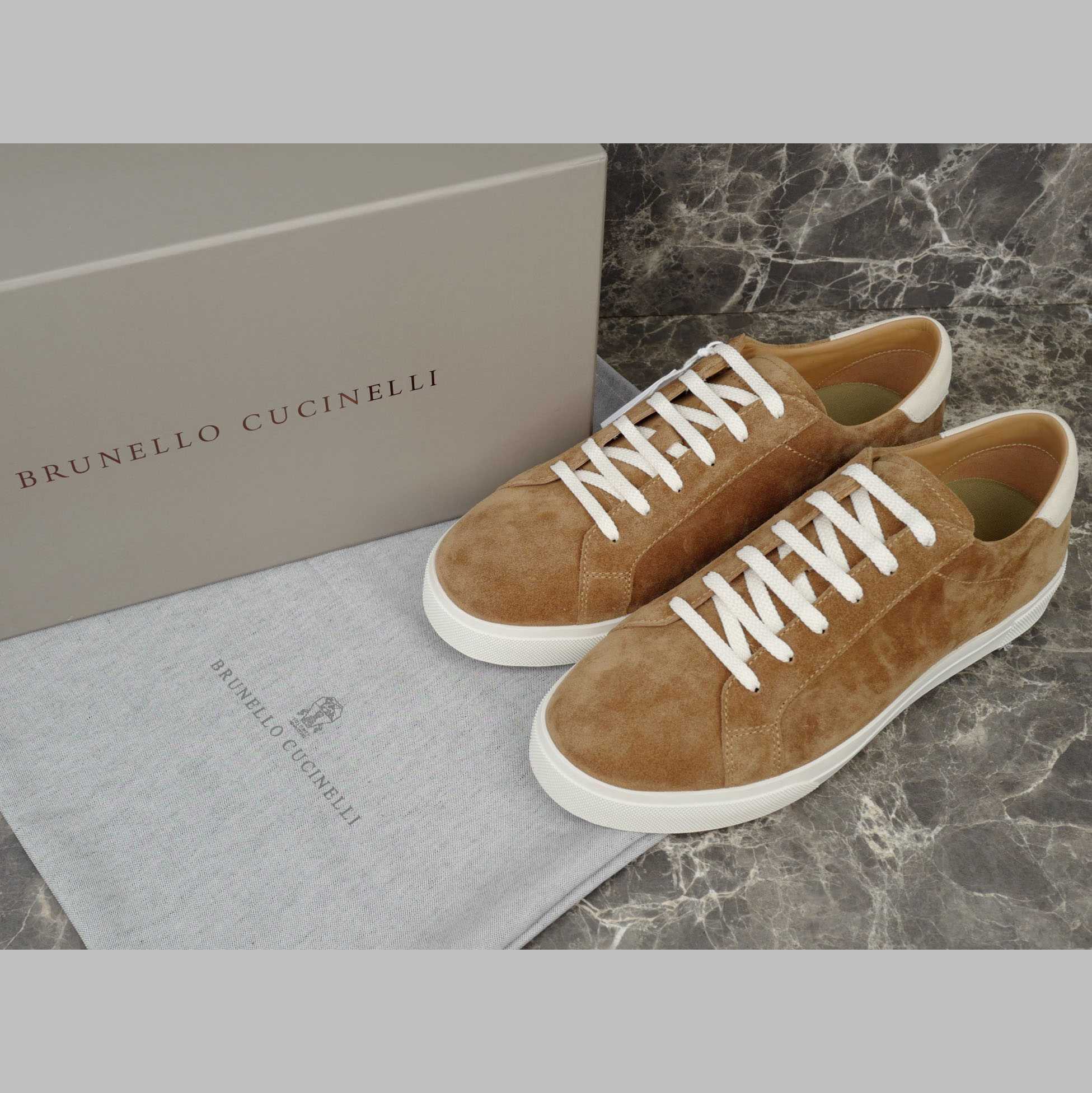 Brunello Cucinelli Suede Sneakers - EUR FASHION