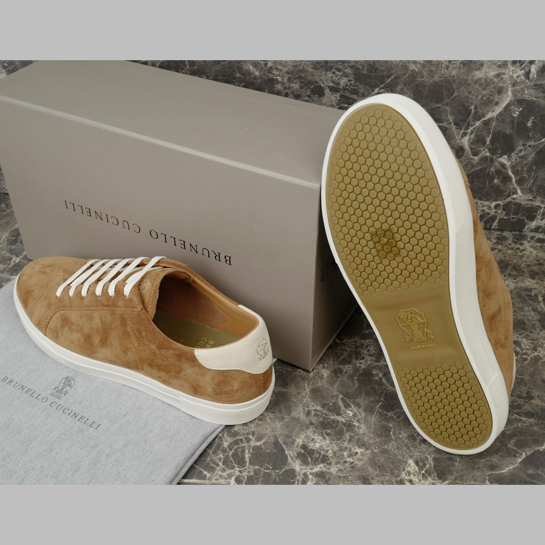 Brunello Cucinelli Suede Sneakers - EUR FASHION