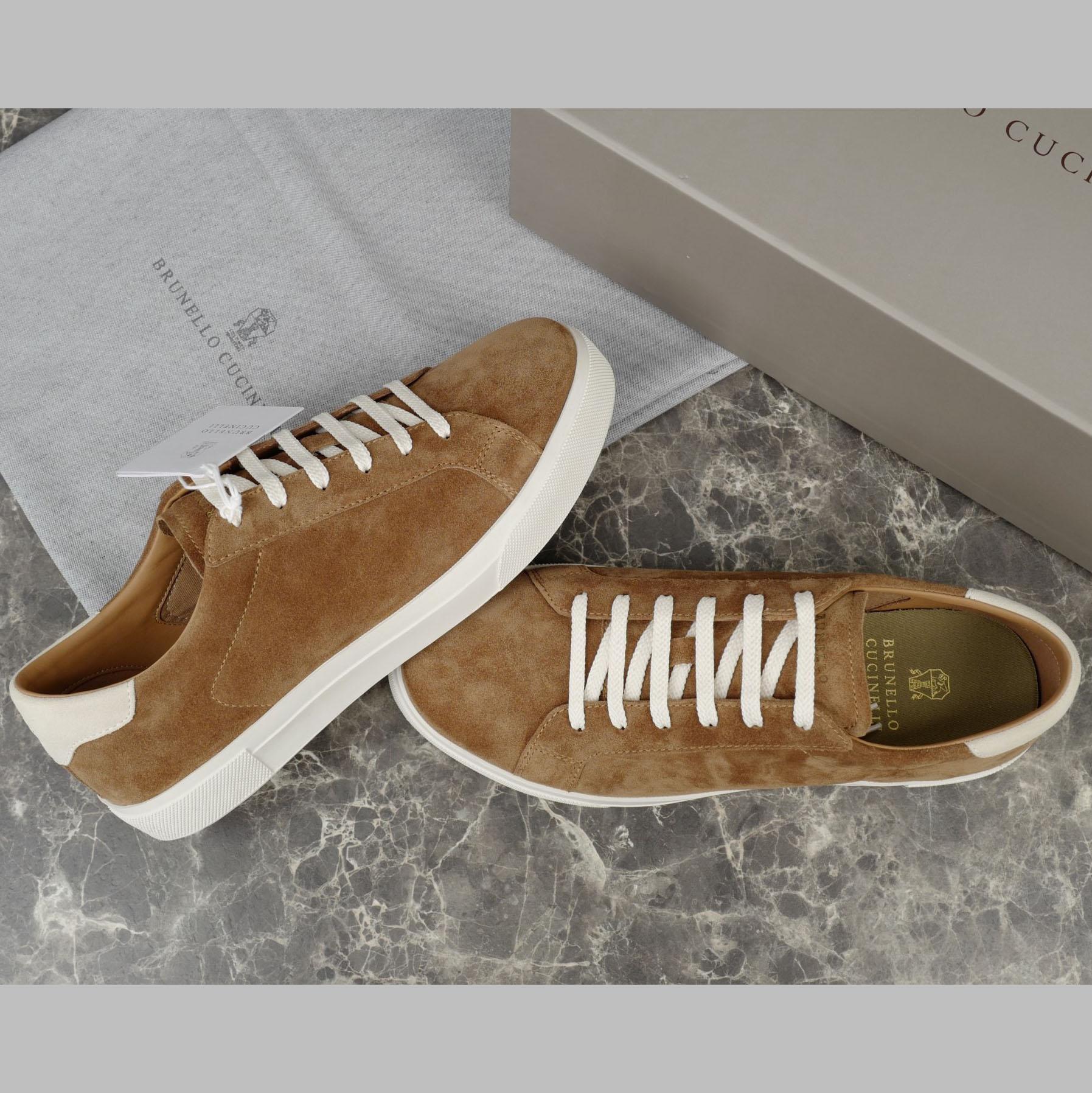 Brunello Cucinelli Suede Sneakers - EUR FASHION