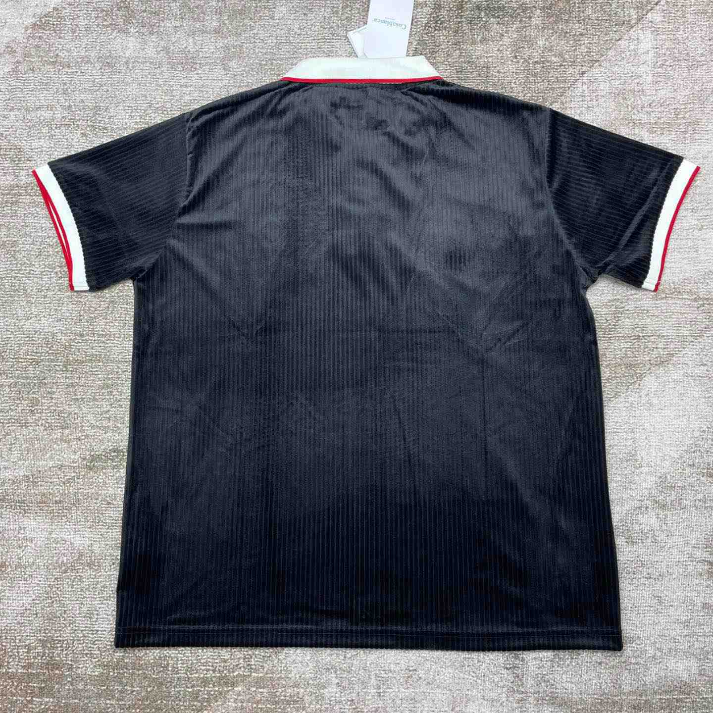 Casablanca Rib Velour Polo Shirt   c878 - EUR FASHION