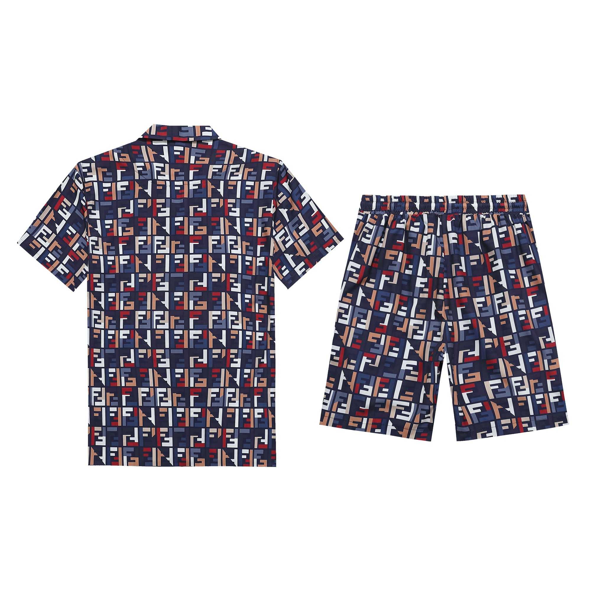 Fendi Silk Shirt And Short - EUR FASHION