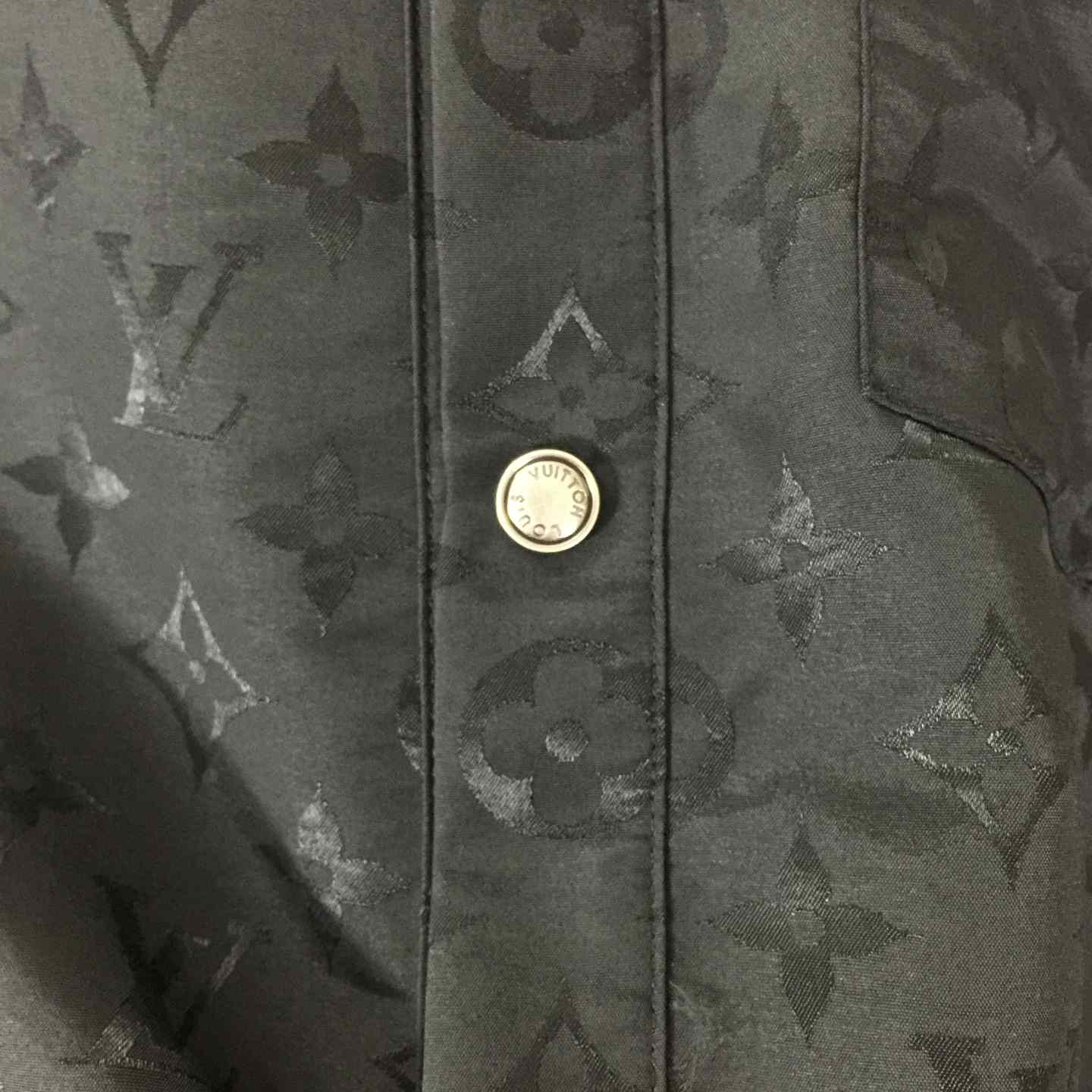 Louis Vuitton Monogram Moire Jacquard Silk Overshirt  1AGTGQ - EUR FASHION