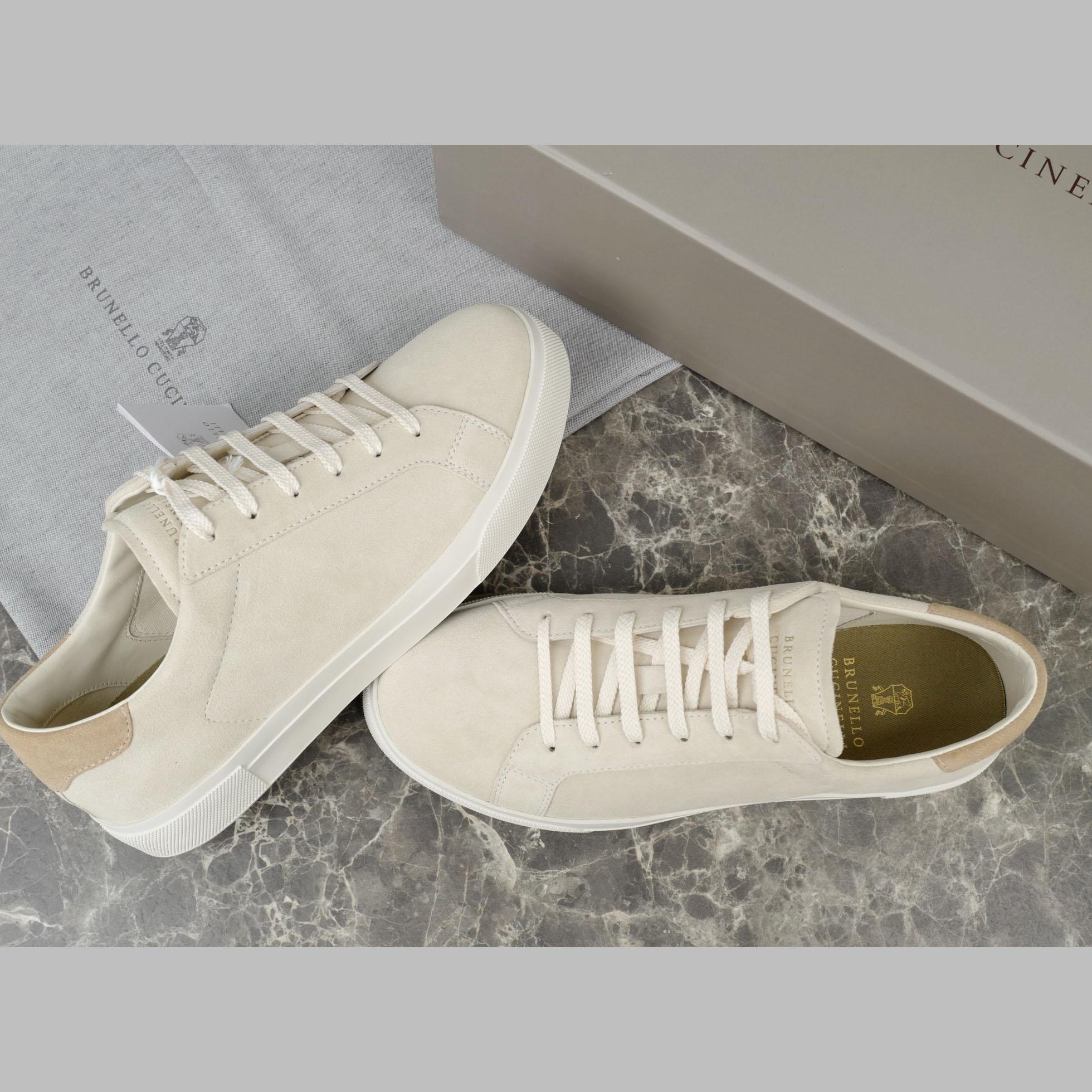 Brunello Cucinelli Suede Sneakers - EUR FASHION