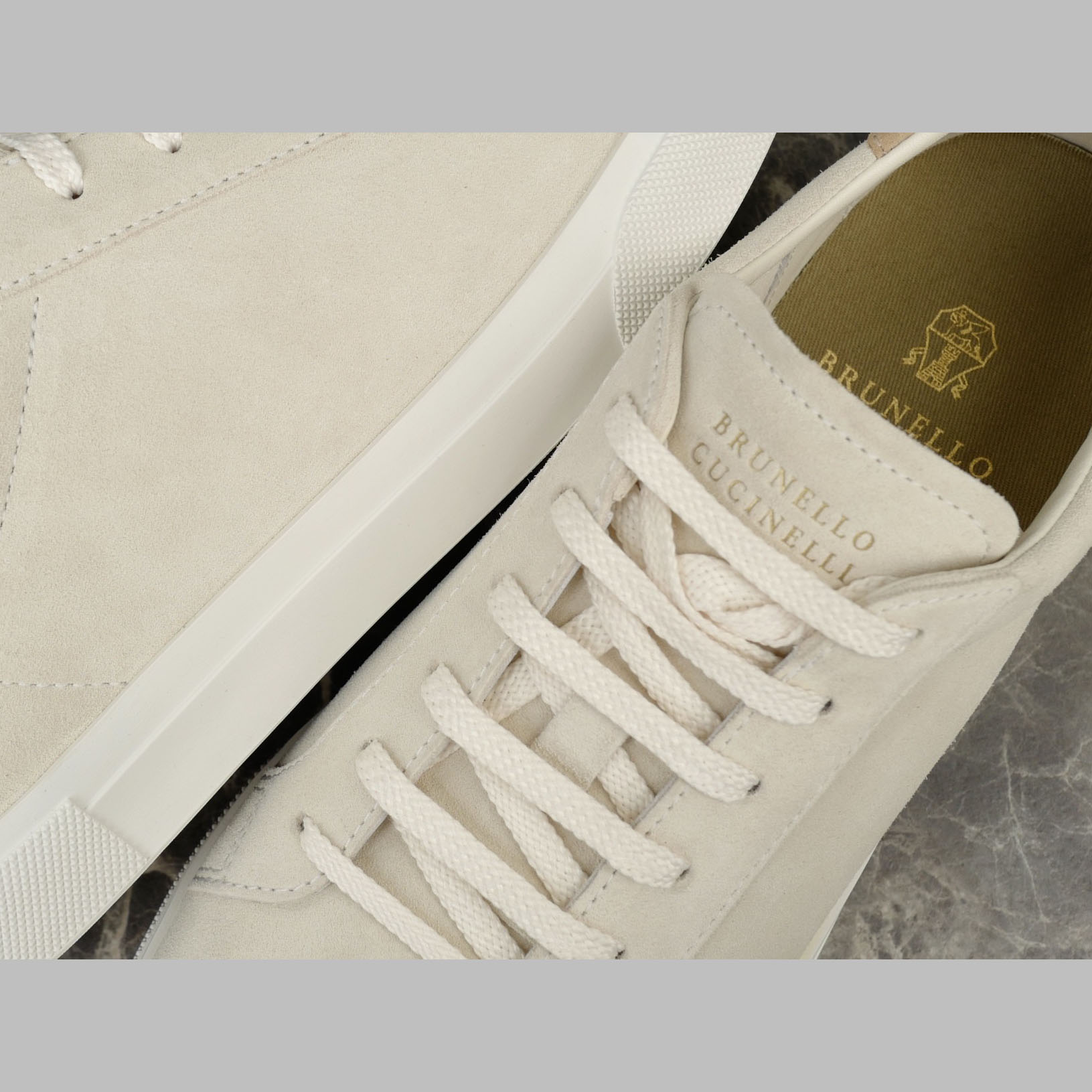 Brunello Cucinelli Suede Sneakers - EUR FASHION