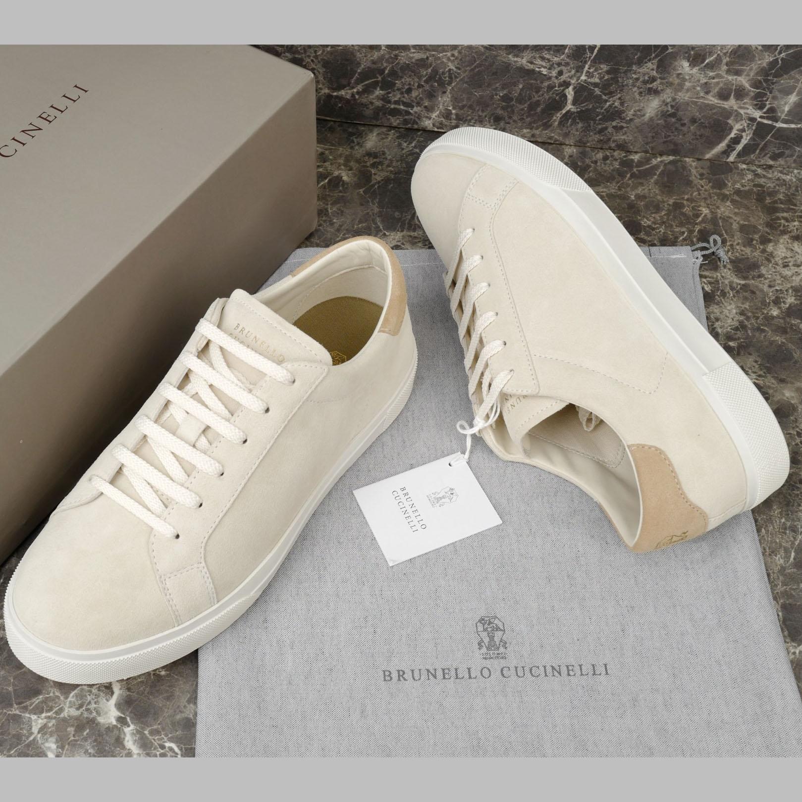 Brunello Cucinelli Suede Sneakers - EUR FASHION