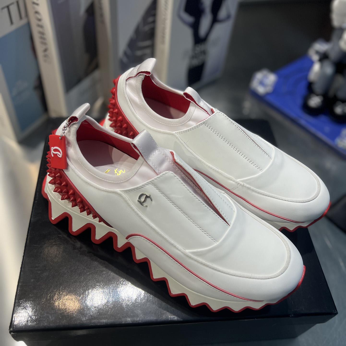 Christian Louboutin Sharkyloub SP Spikes Sneakers  - EUR FASHION