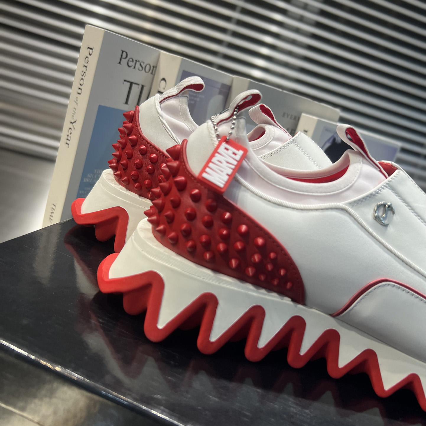 Christian Louboutin Sharkyloub SP Spikes Sneakers  - EUR FASHION