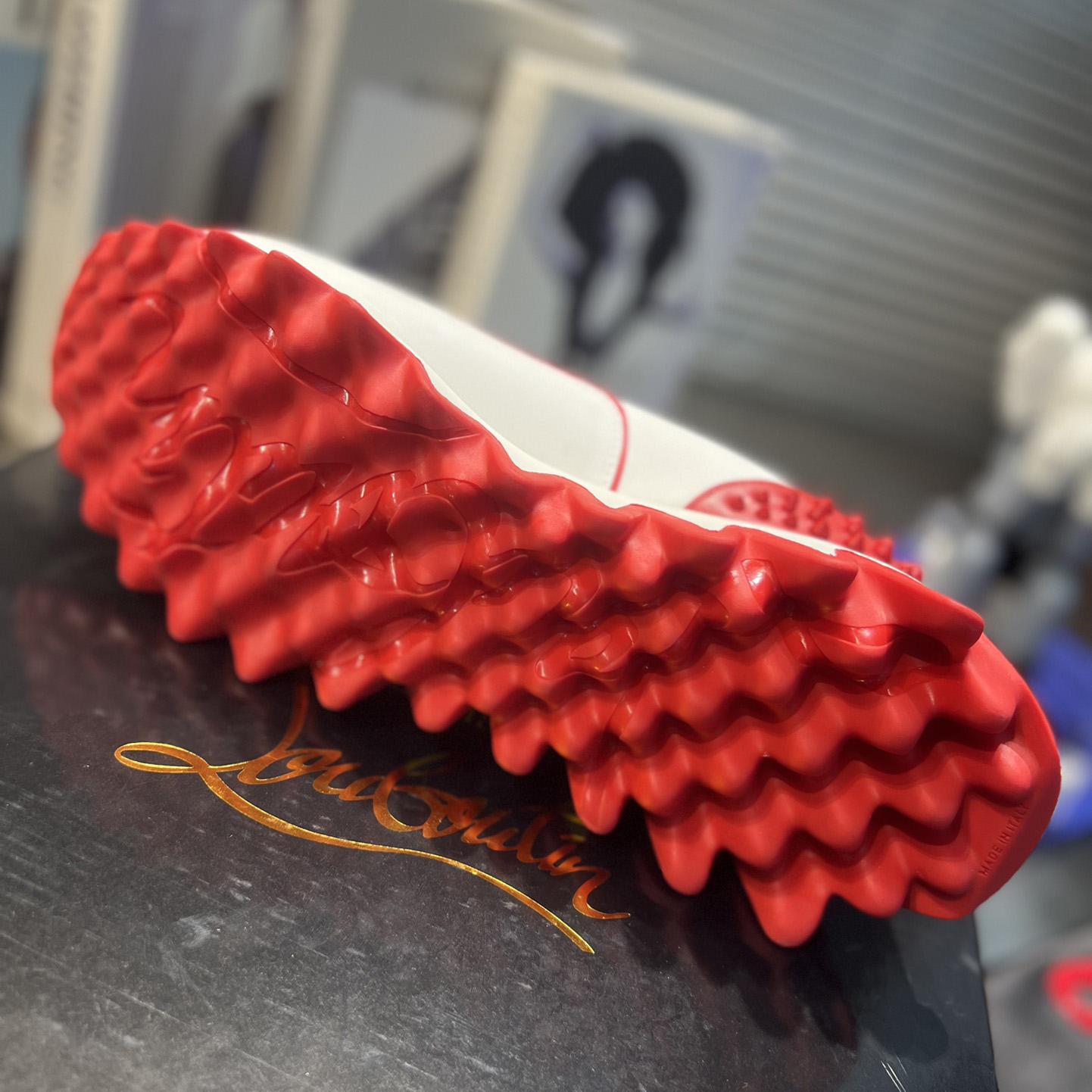 Christian Louboutin Sharkyloub SP Spikes Sneakers  - EUR FASHION