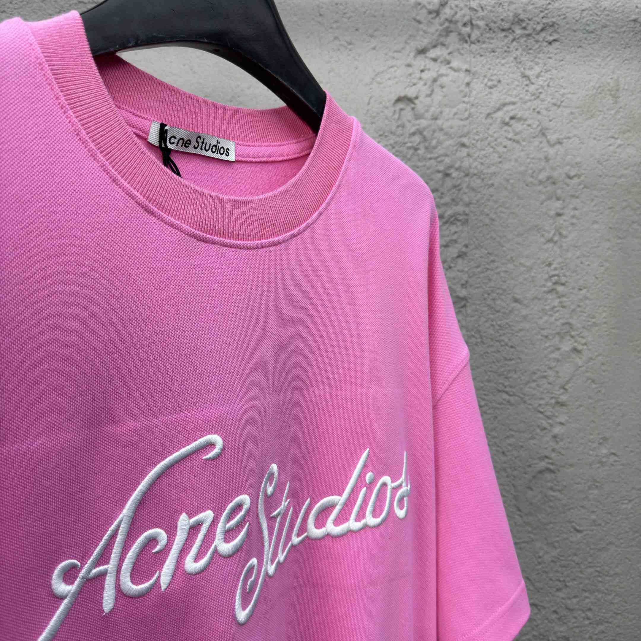 Acne Studios Logo T-shirt - Relaxed Fit - EUR FASHION