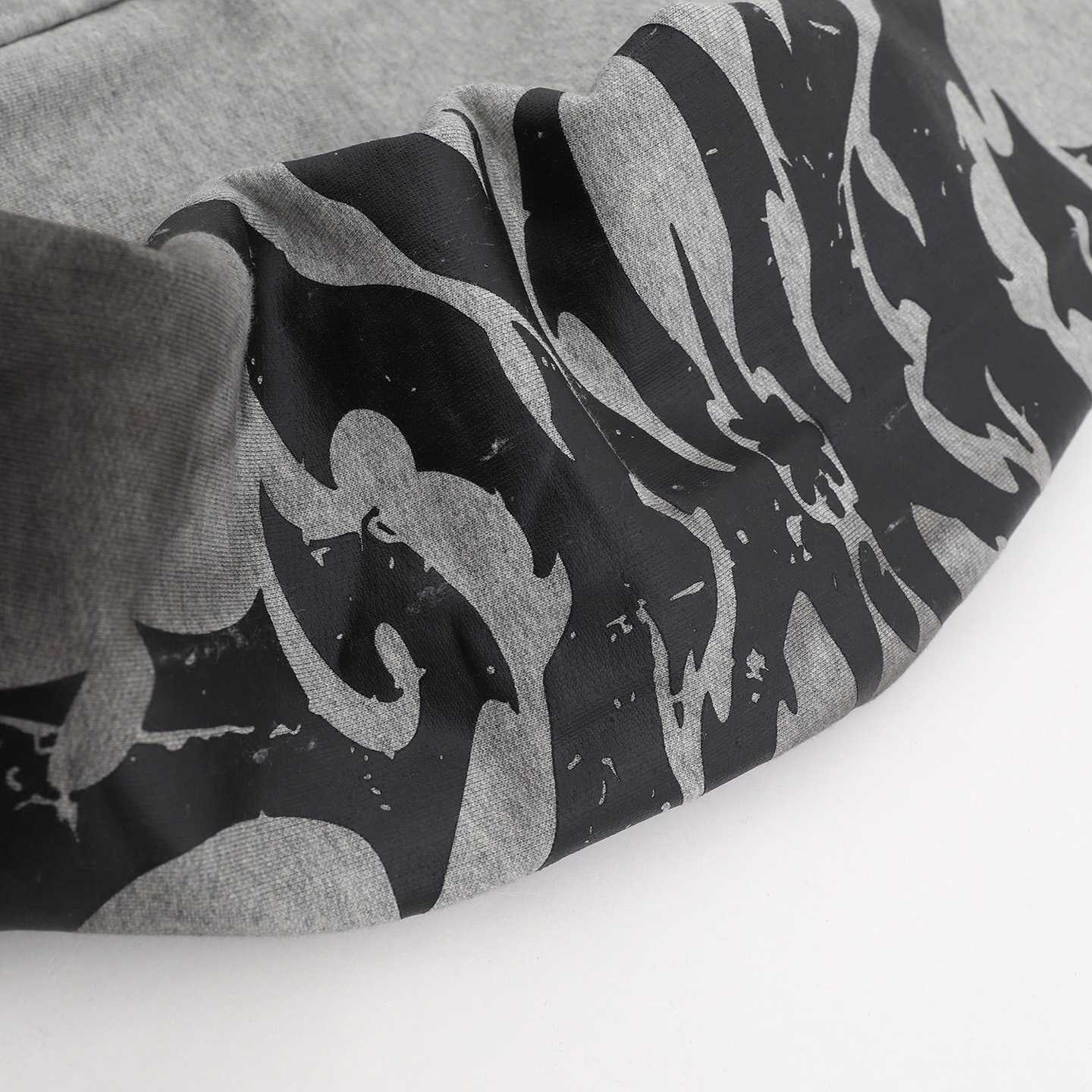 LostShdws Complex Con Exclusive Acid Wash Zip Up Hoodie Grey - EUR FASHION