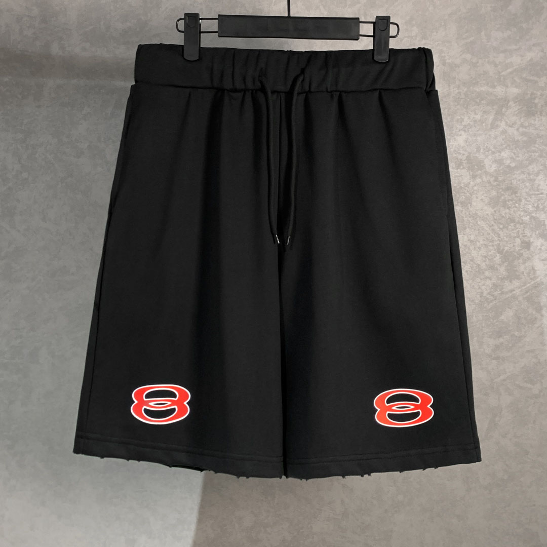 Balenciaga Cotton Logo Shorts - EUR FASHION