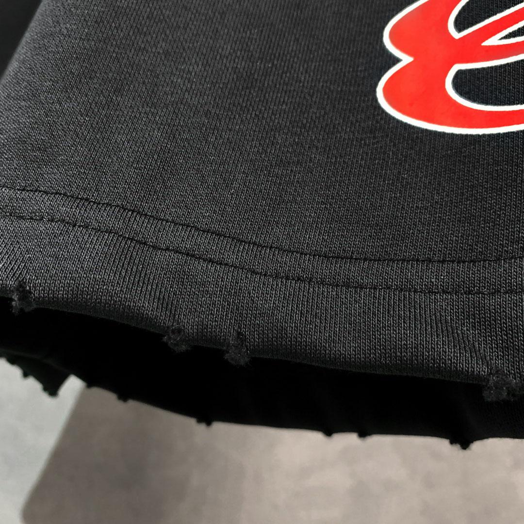 Balenciaga Cotton Logo Shorts - EUR FASHION