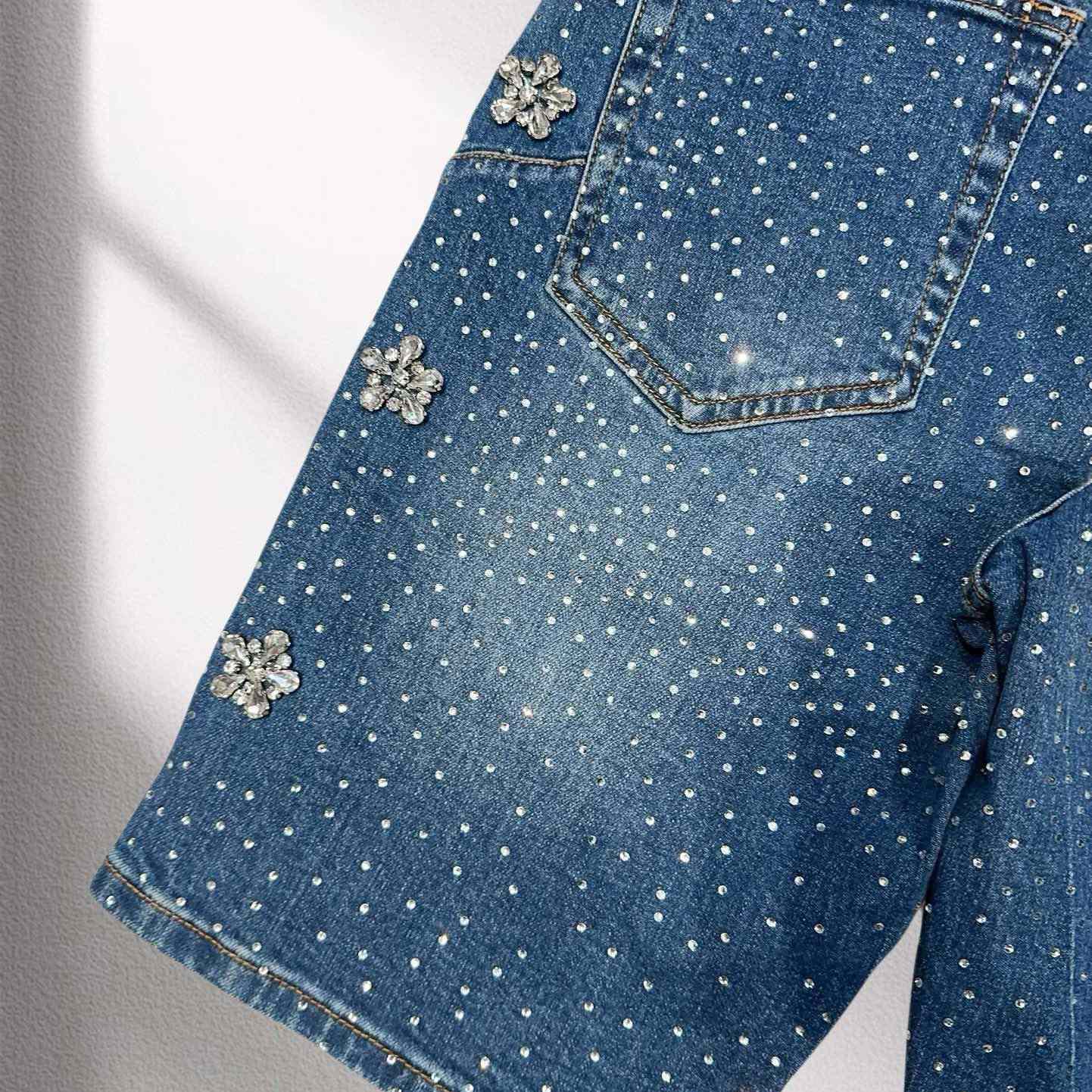 Purple-Brand Denim Shorts    6005 - EUR FASHION