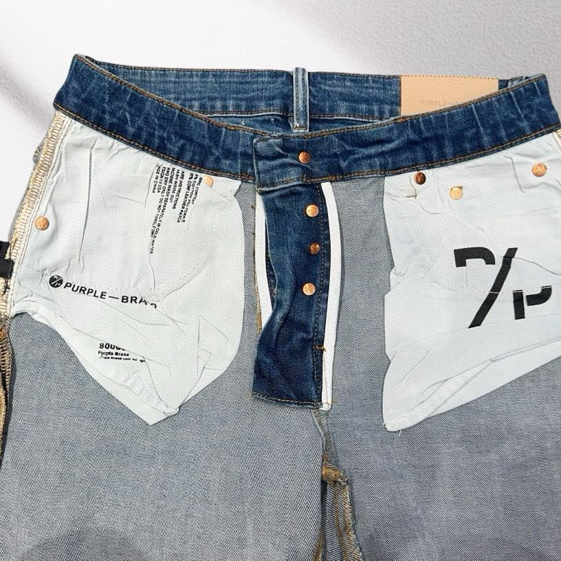 Purple-Brand Denim Shorts    6005 - EUR FASHION