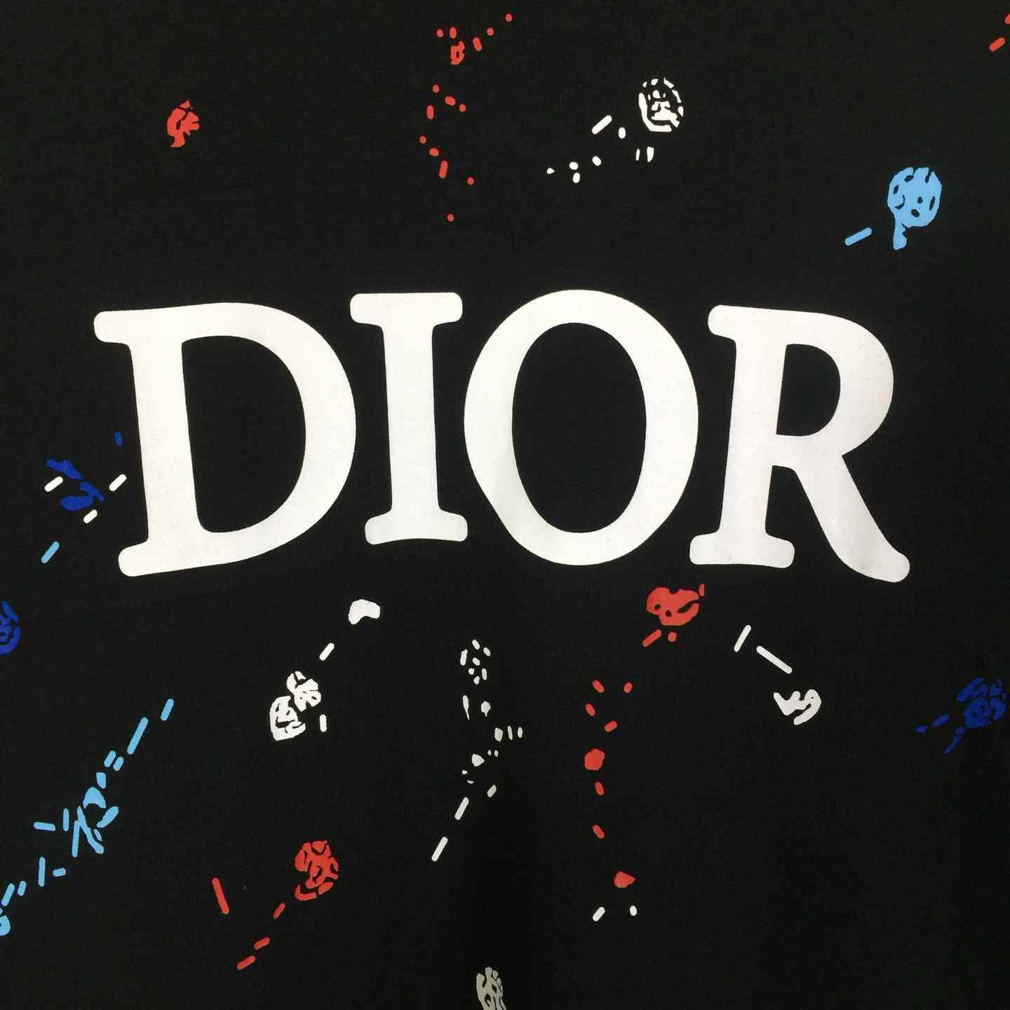 Dior Logo Cotton T-Shirt  - EUR FASHION