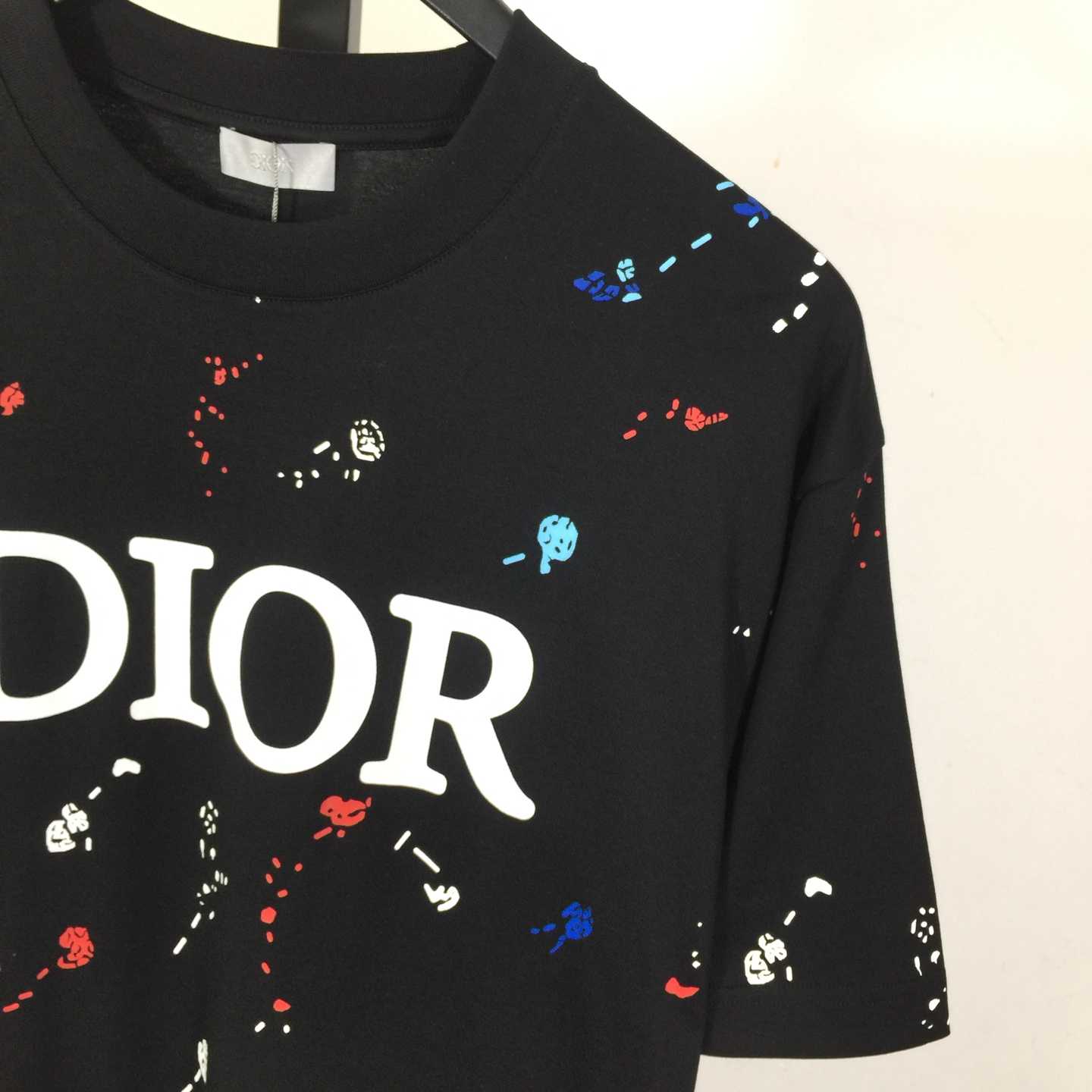 Dior Logo Cotton T-Shirt  - EUR FASHION
