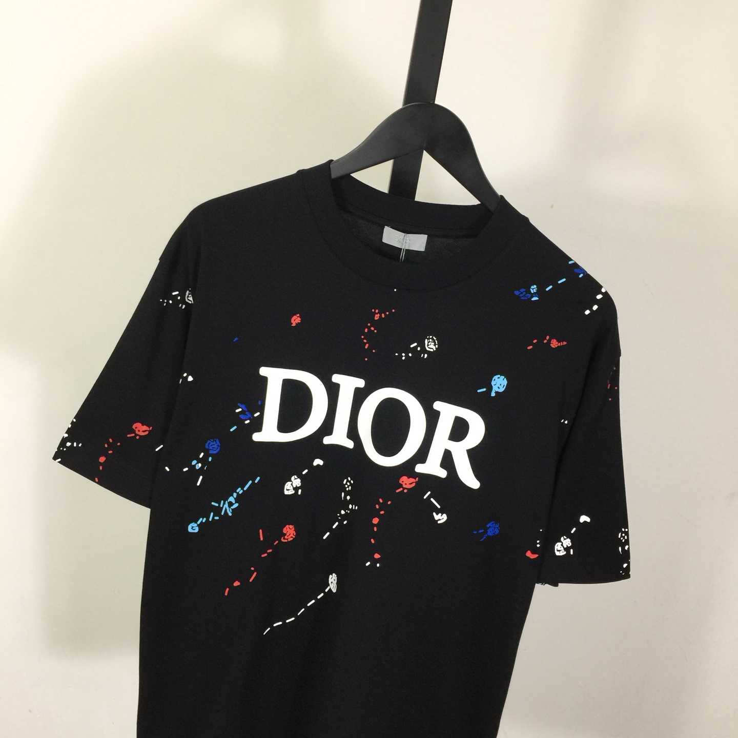 Dior Logo Cotton T-Shirt  - EUR FASHION