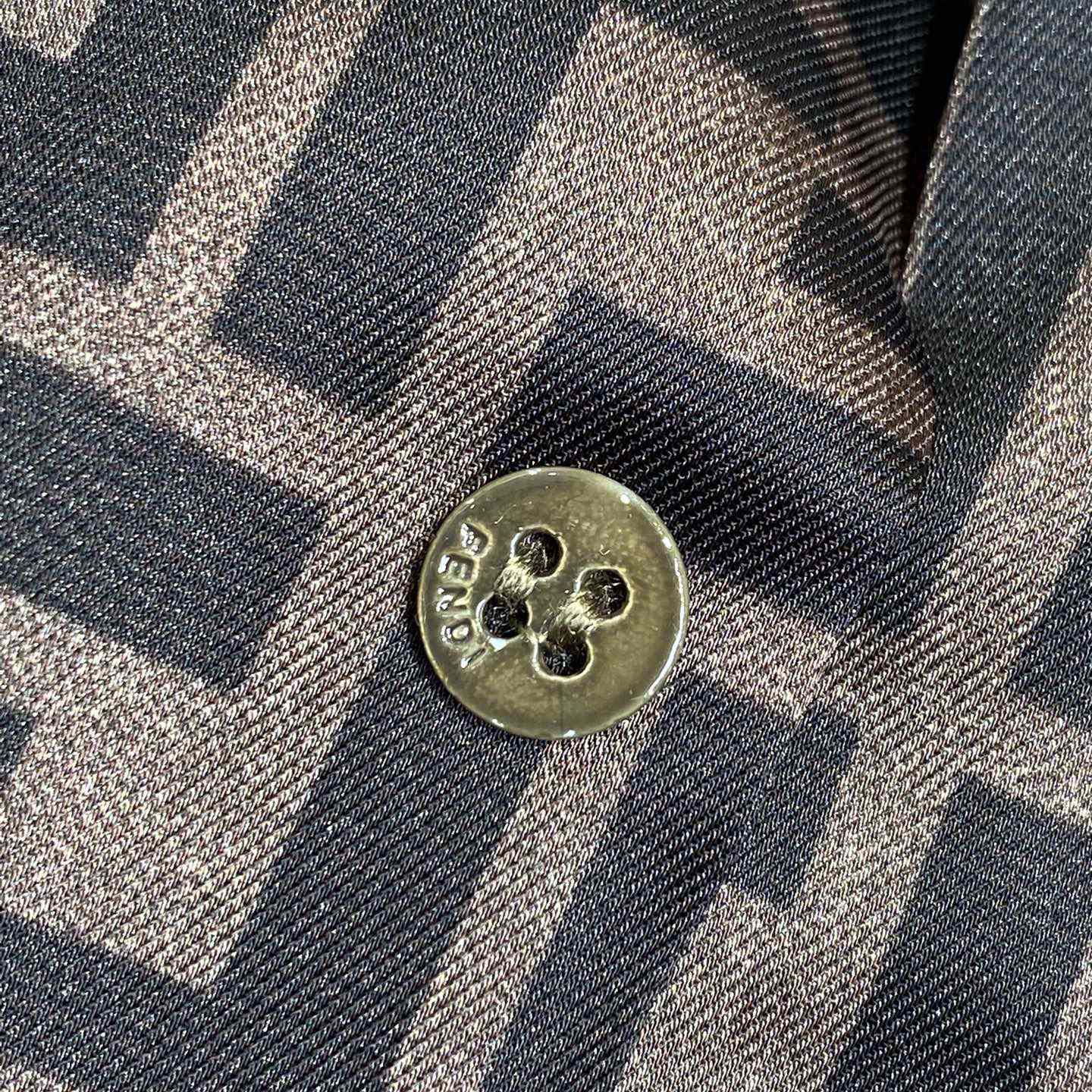 Fendi Brown Silk Shirt - EUR FASHION